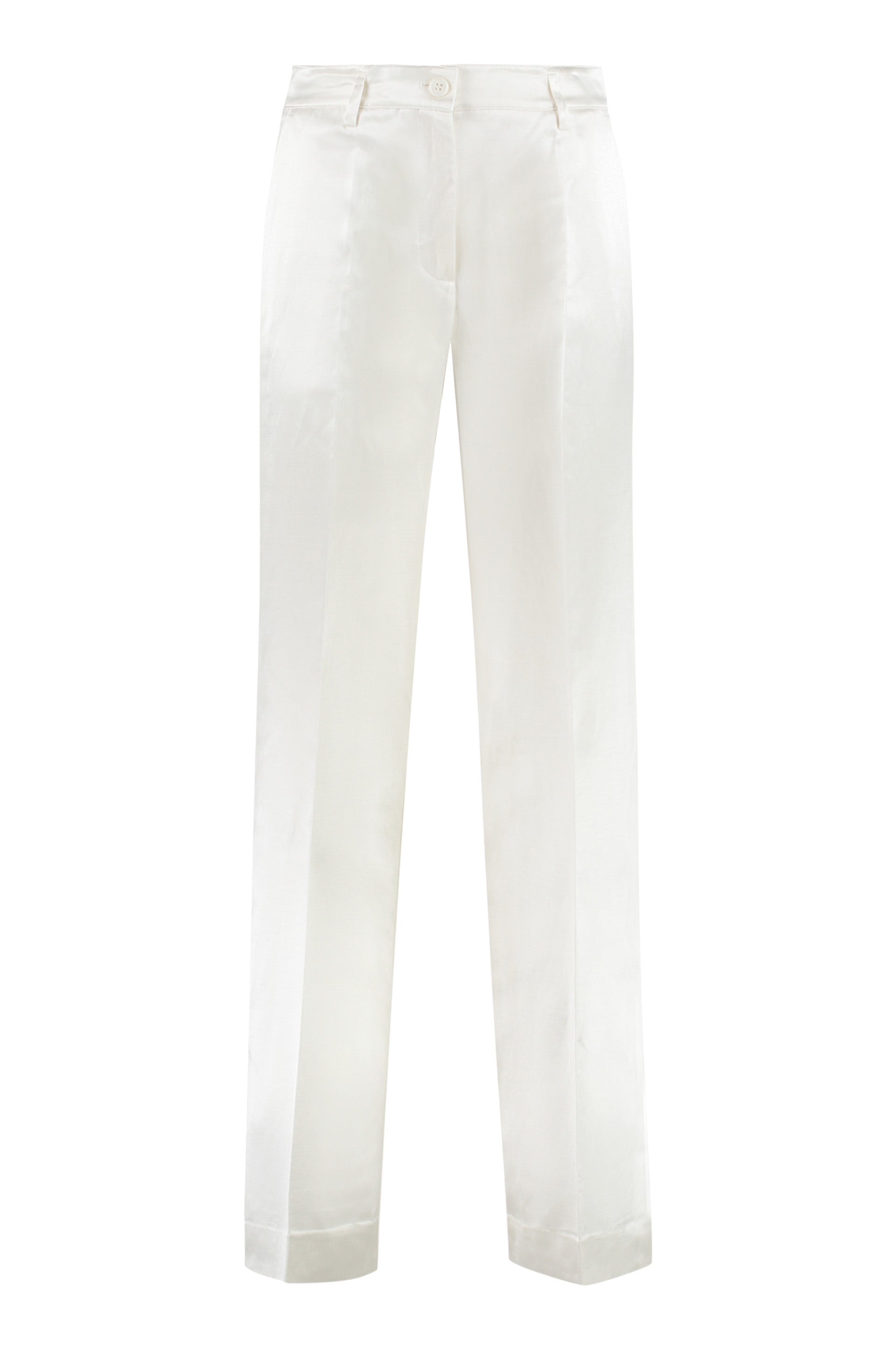 PAROSH Silk and Viscose Trousers for Women