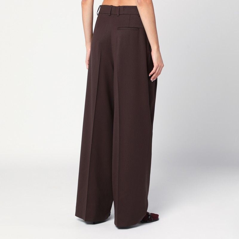 PAROSH High Waisted Palazzo Trousers