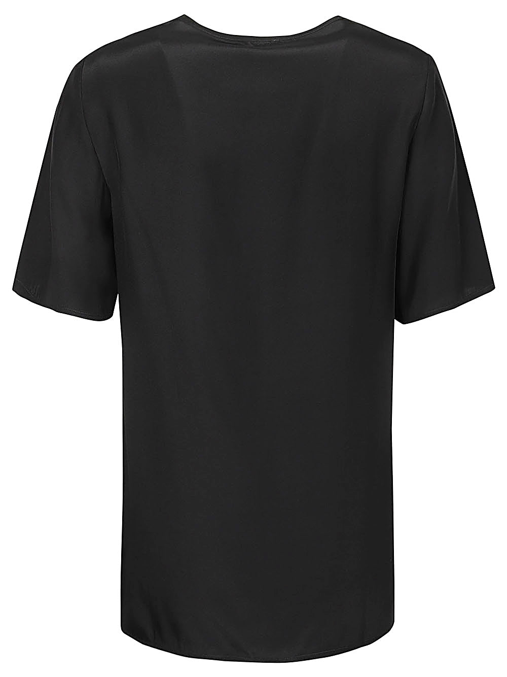 PAROSH Minimalist Sleeveless Silk Blouse