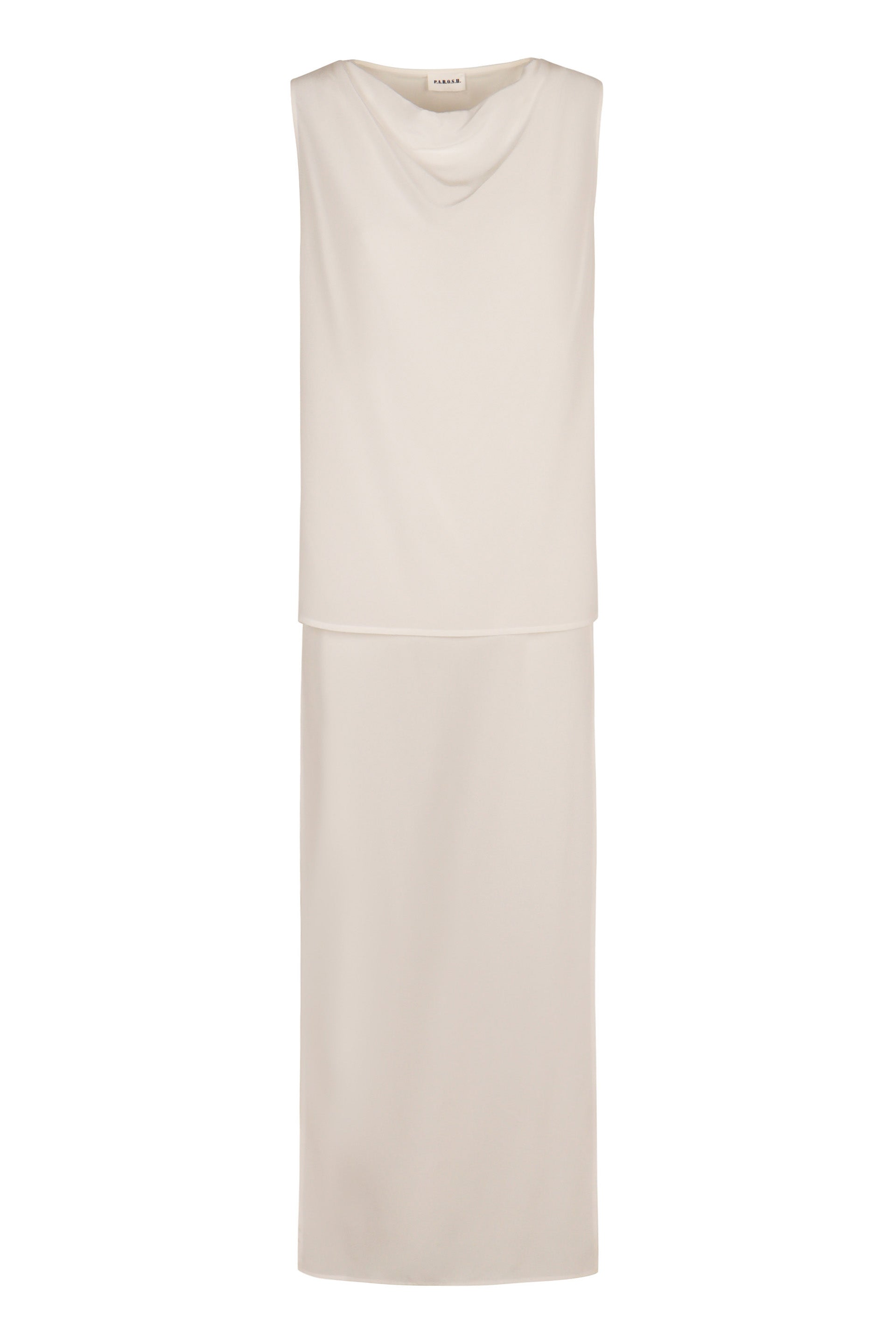 PAROSH Silk Blouse with Pussy-Bow Collar