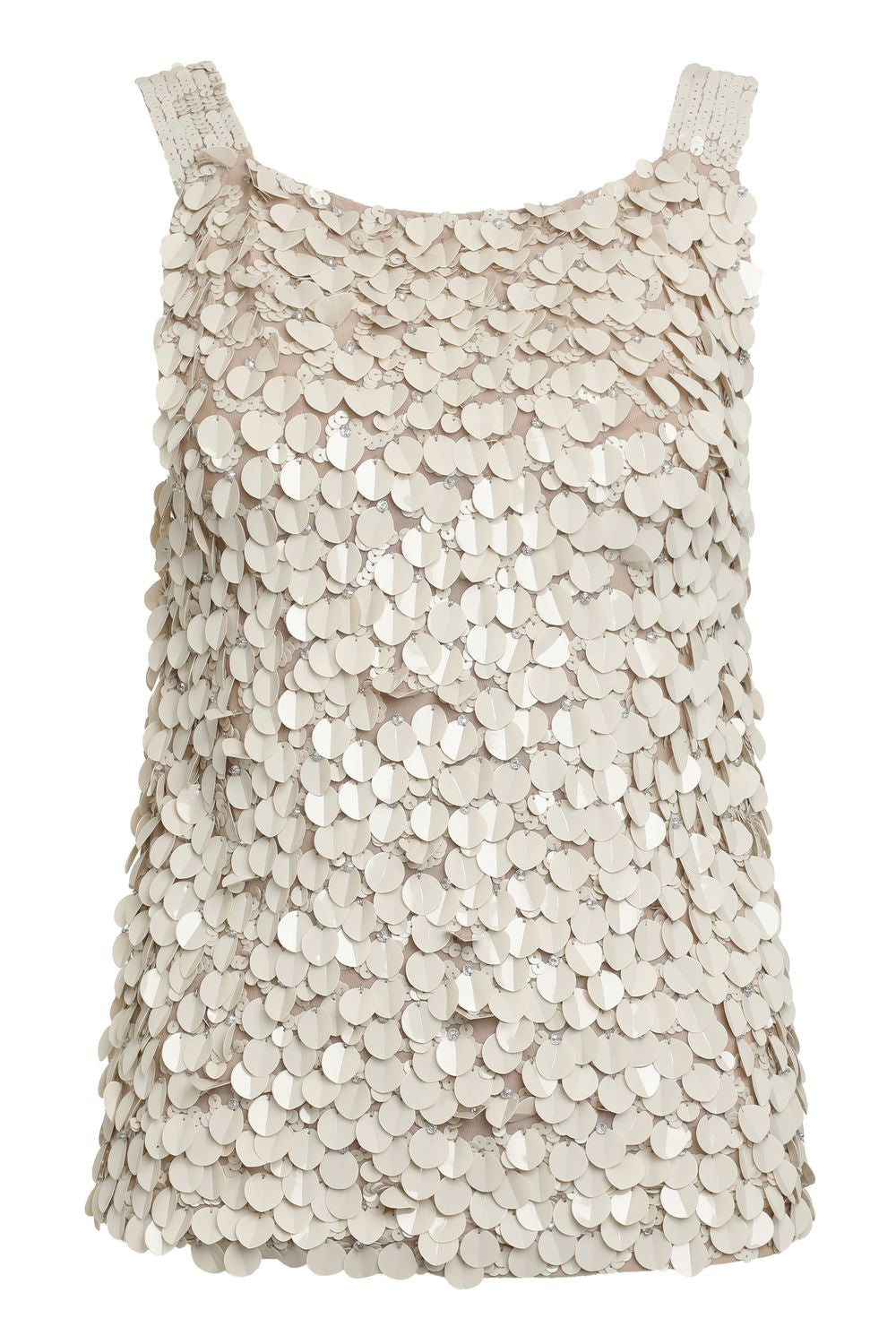 PAROSH Sequin Embellished Top