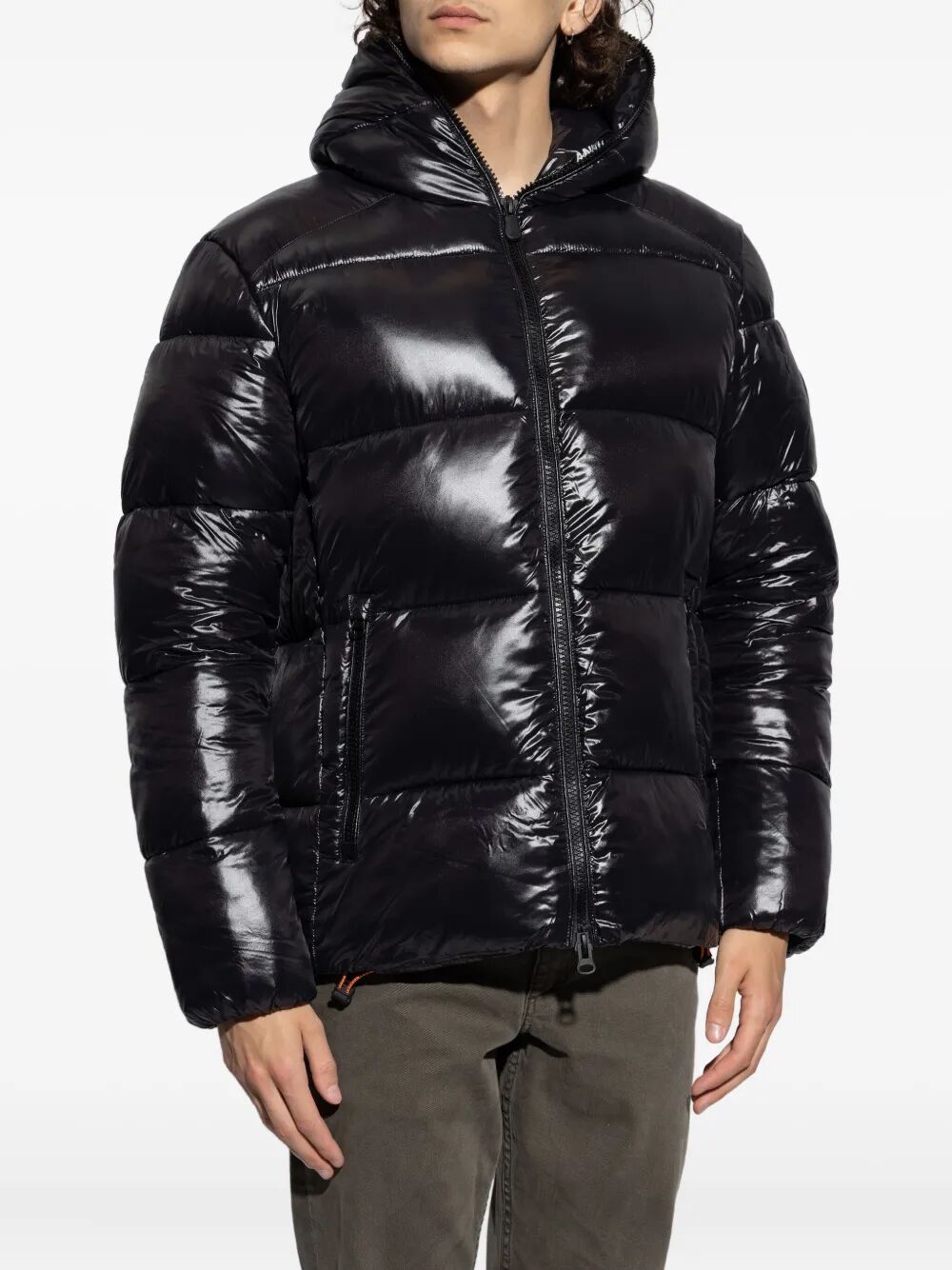 SAVE THE DUCK Men's Edgard Down Jacket with Laqué Finish