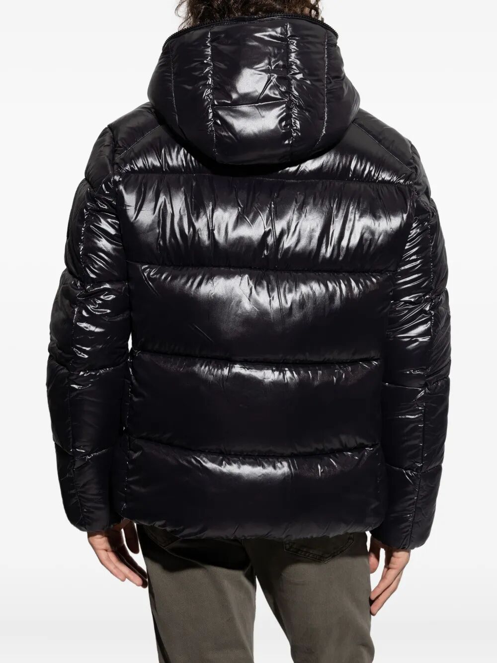 SAVE THE DUCK Men's Edgard Down Jacket with Laqué Finish
