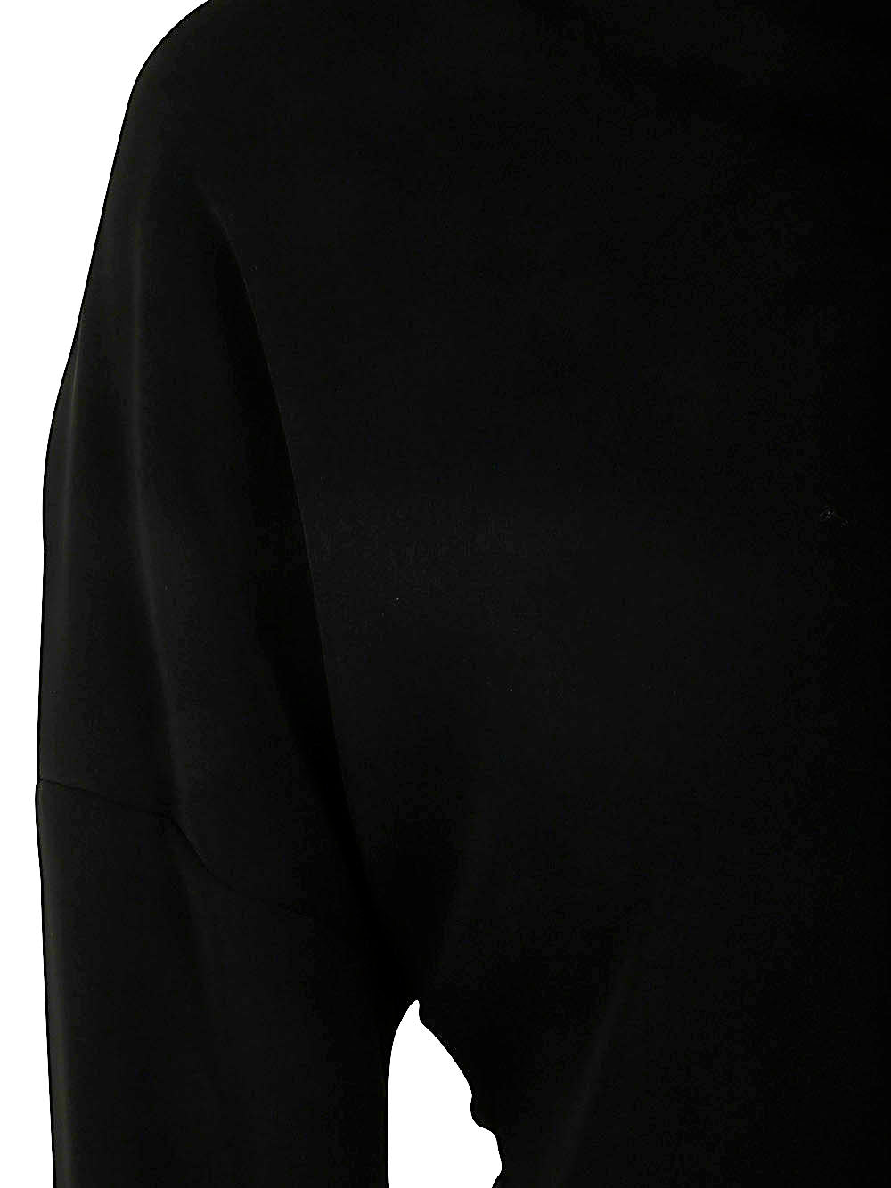 PAROSH Long Sleeve Blouse with Dropping Neckline