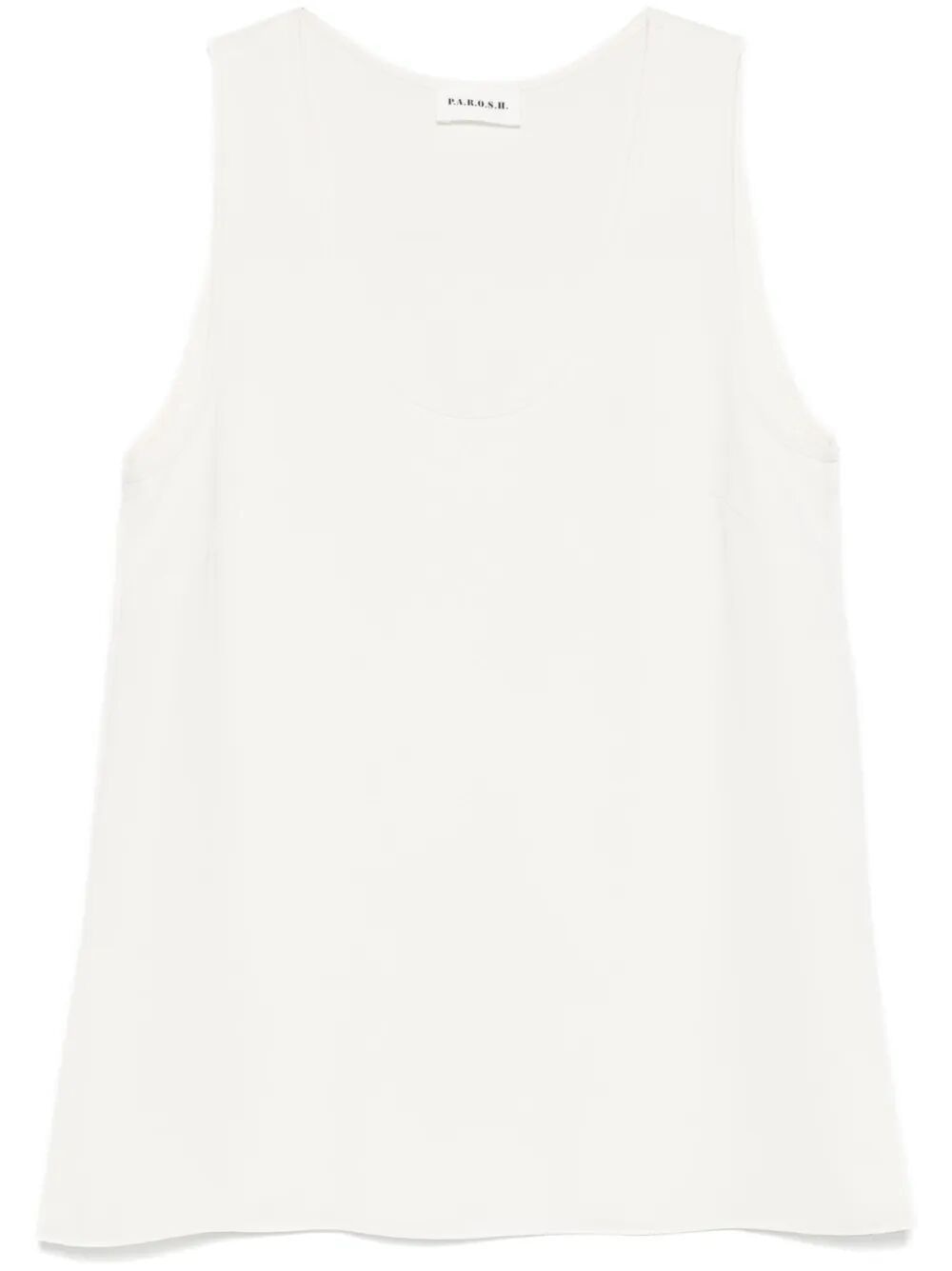 PAROSH Sleeveless Mini Blouse for Women