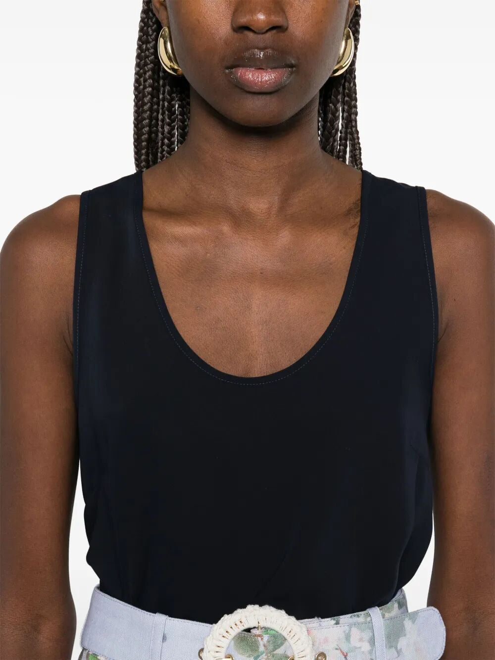 PAROSH Sleeveless Blouse