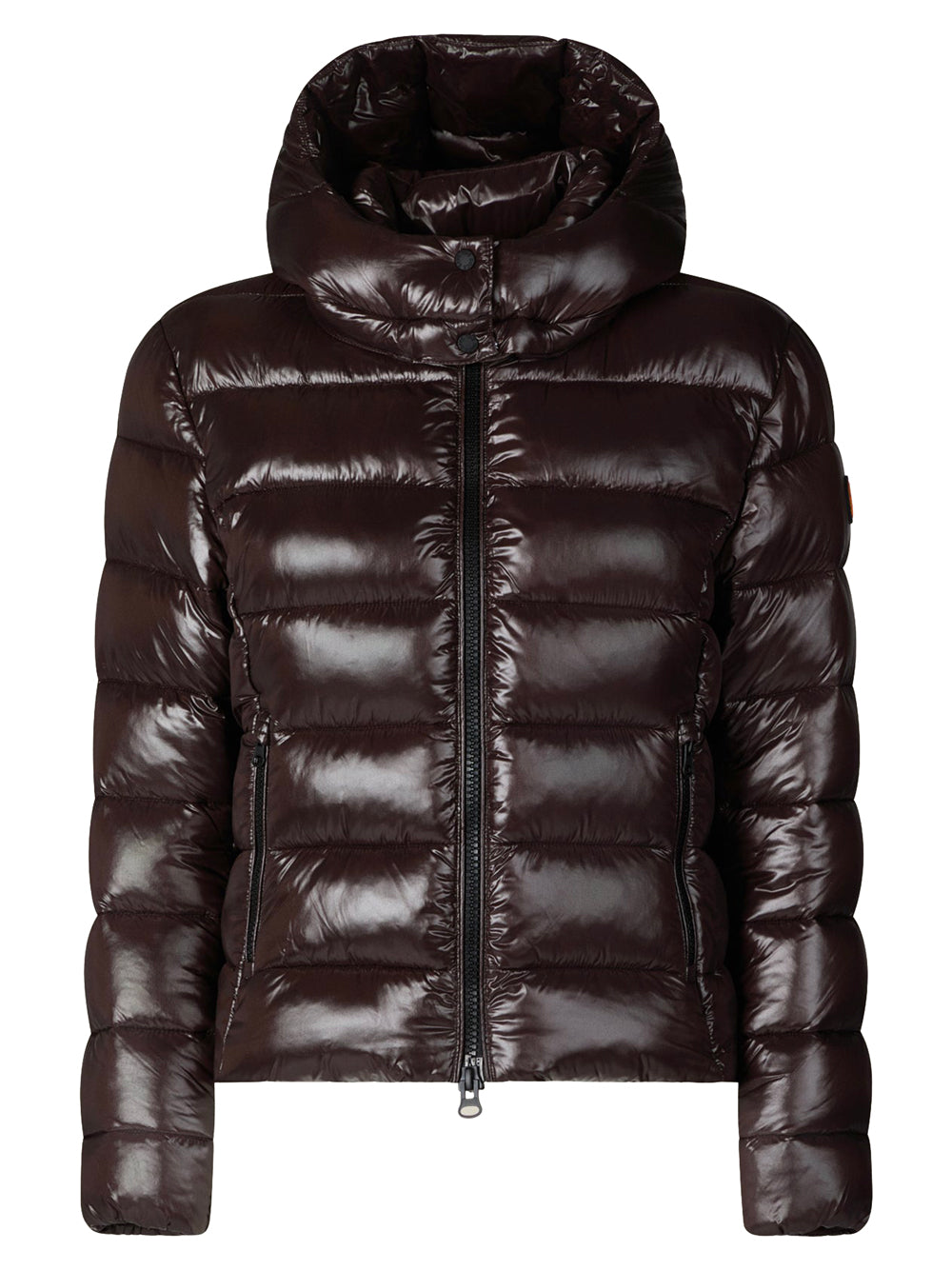 SAVE THE DUCK Slim Fit Mini Down Jacket with Laqué Finish