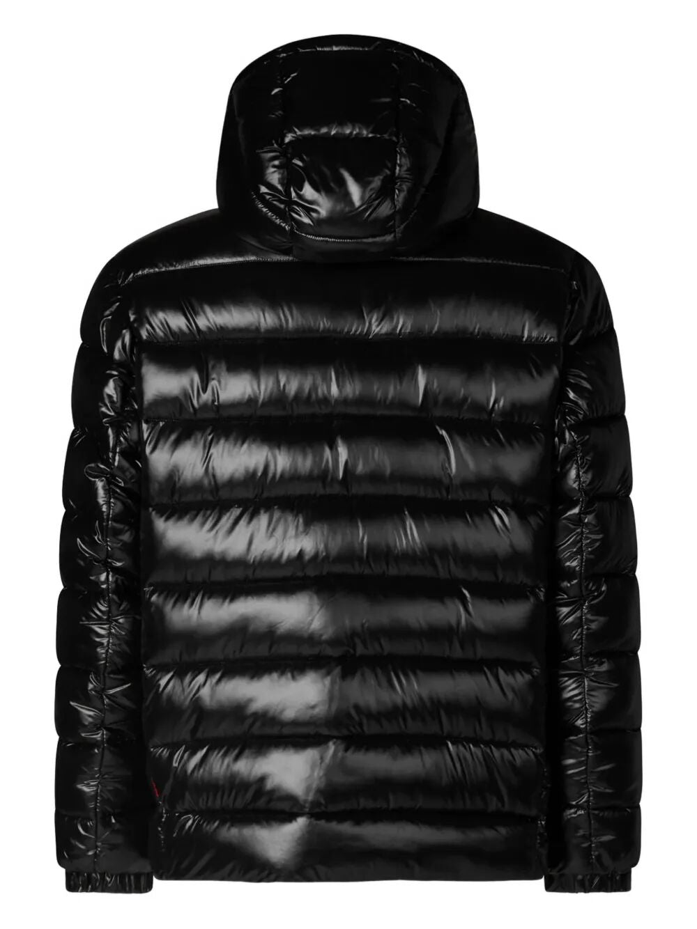 SAVE THE DUCK Men's Mini Down Jacket with Lacquered Finish and Removable Hood