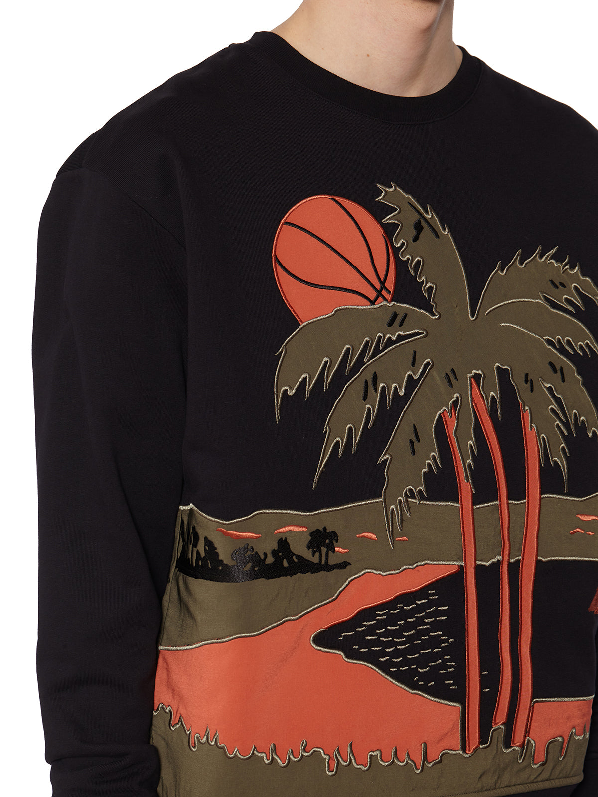 JUST DON Cotton Crew Neck Sweatshirt - Size M