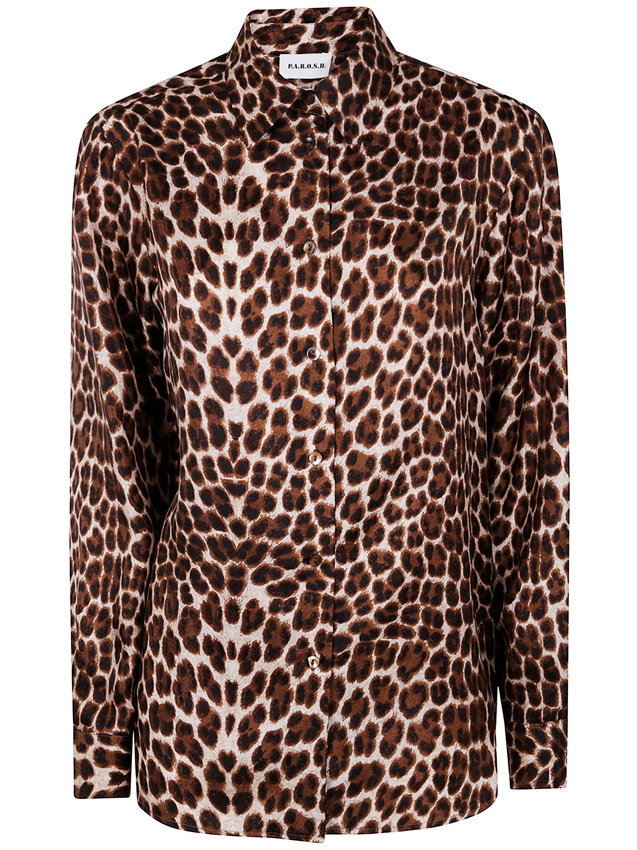 PAROSH Fantasy Silk Shirt for Women - FW25 Collection