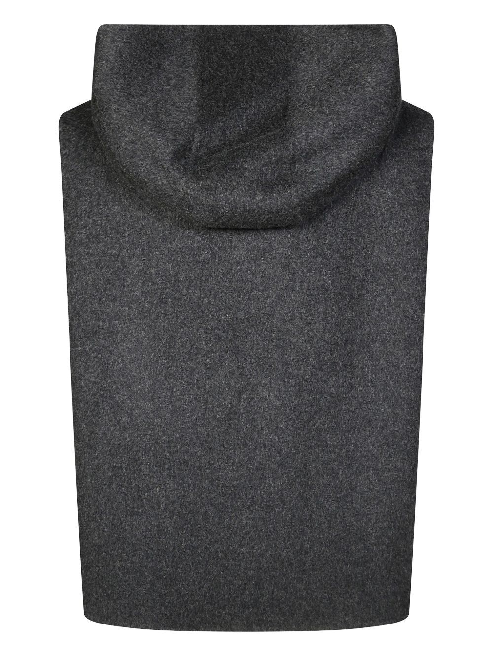 PAROSH Wool Jacket with Zip Fastening and Hood for Women