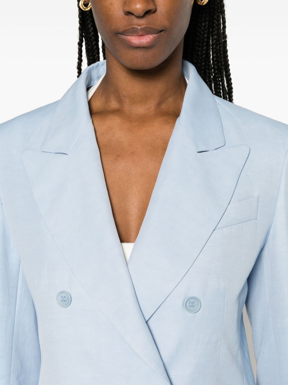 PAROSH Double Breasted Women's Jacket - SS24