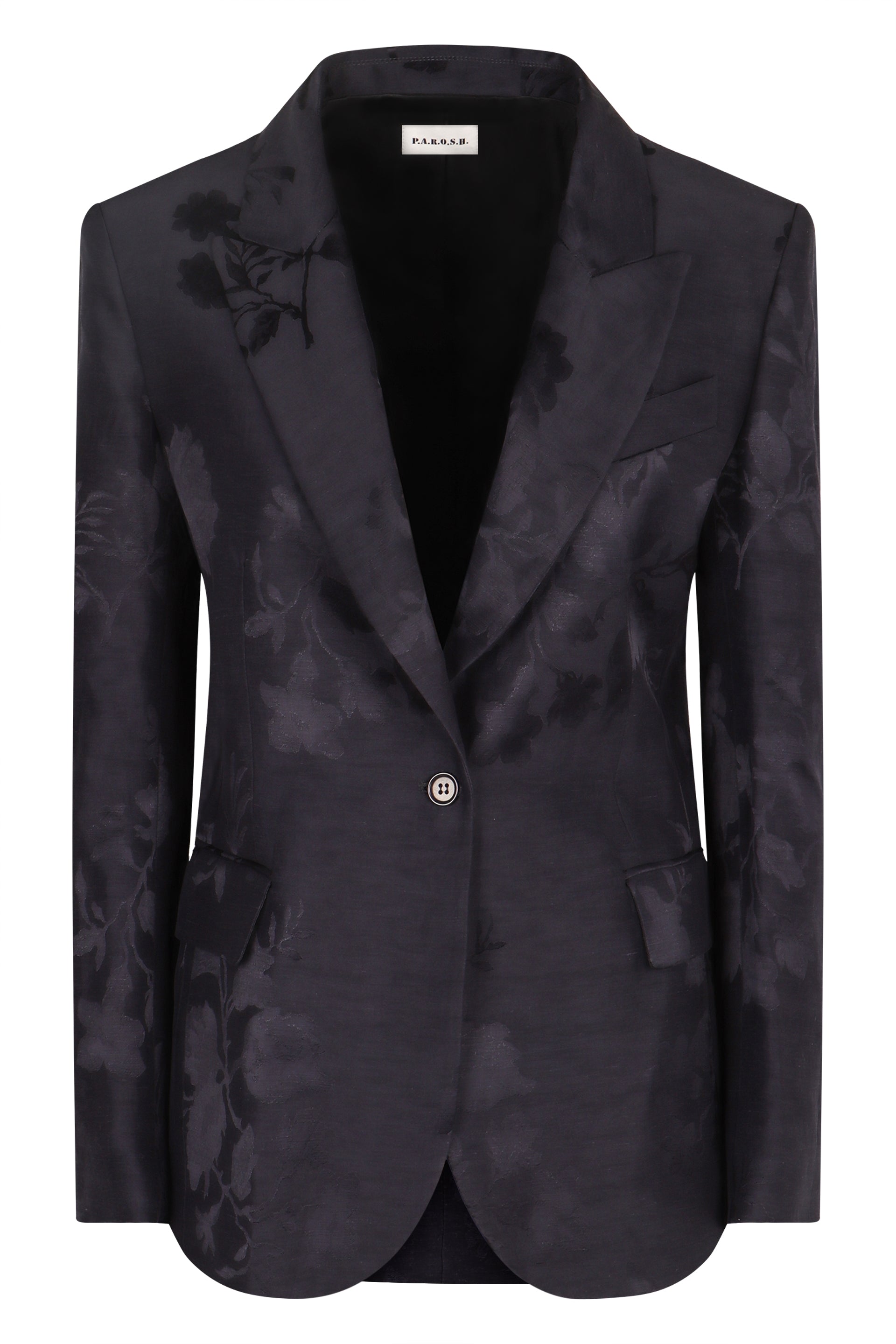 PAROSH Single-Breasted One Button Jacket