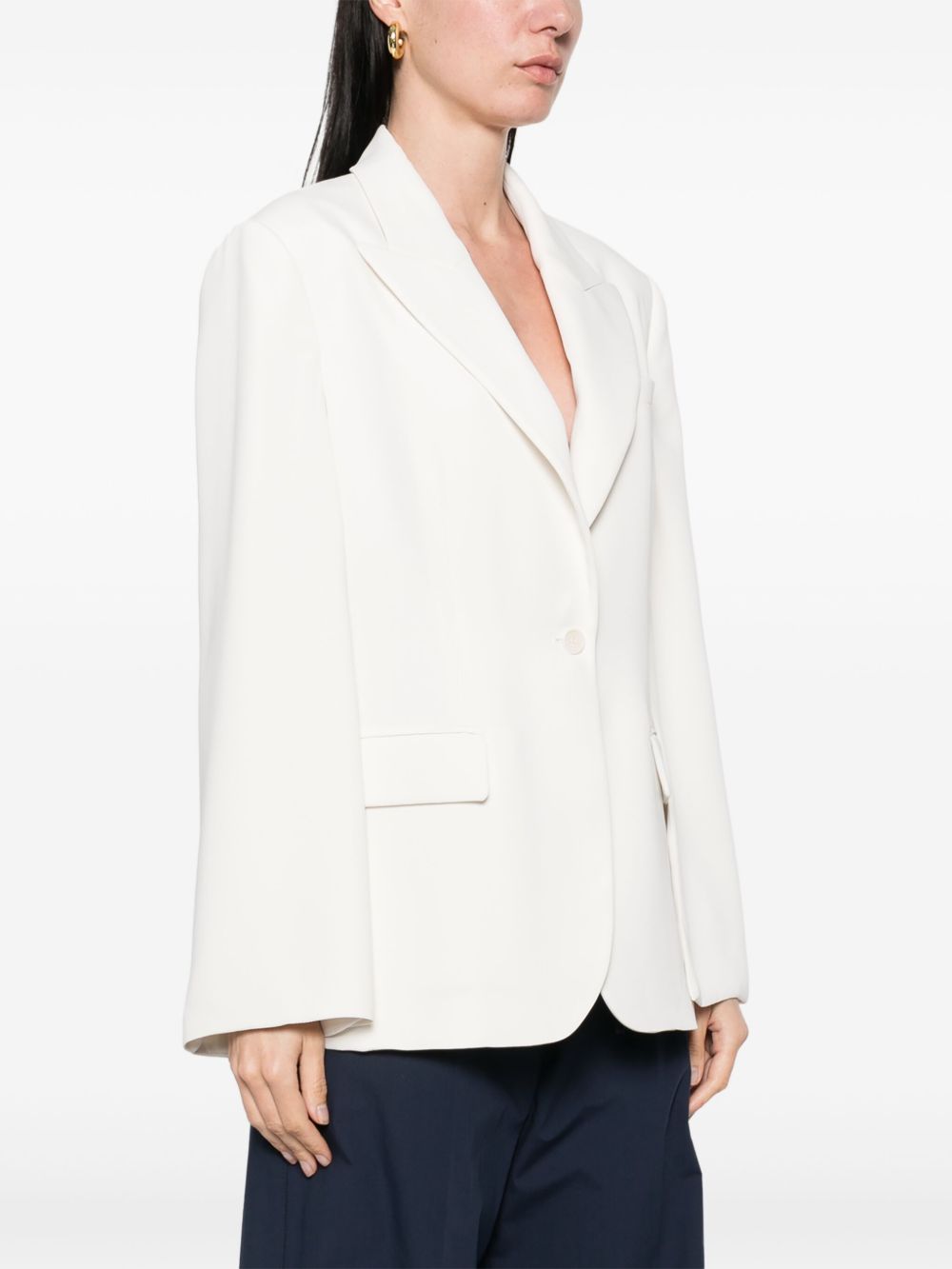 PAROSH Single-Breasted Blazer Jacket