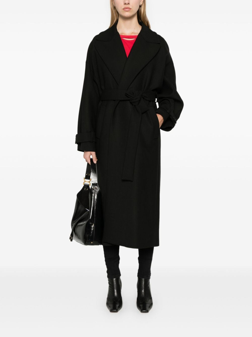 PAROSH Belted Women's Jacket