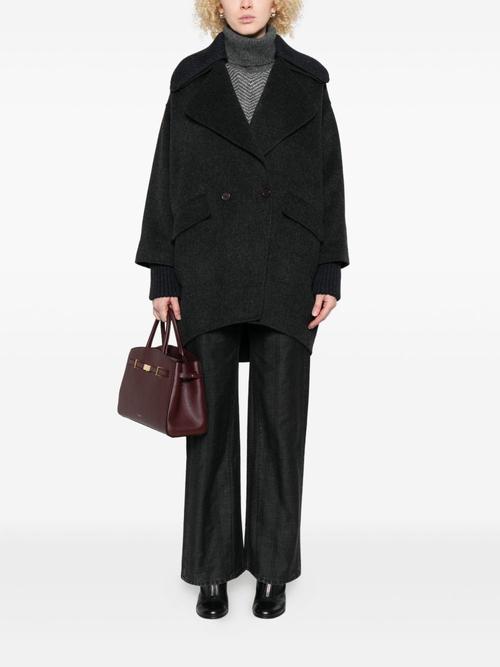 PAROSH Double-Breasted Women's Jacket