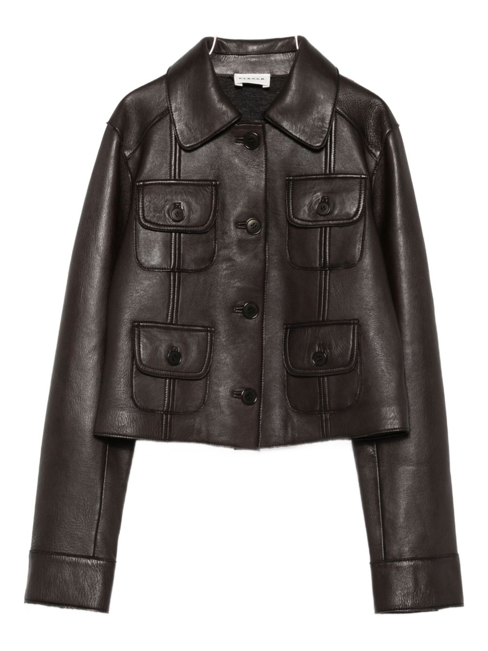 PAROSH Women’s Luxe Leather Jacket
