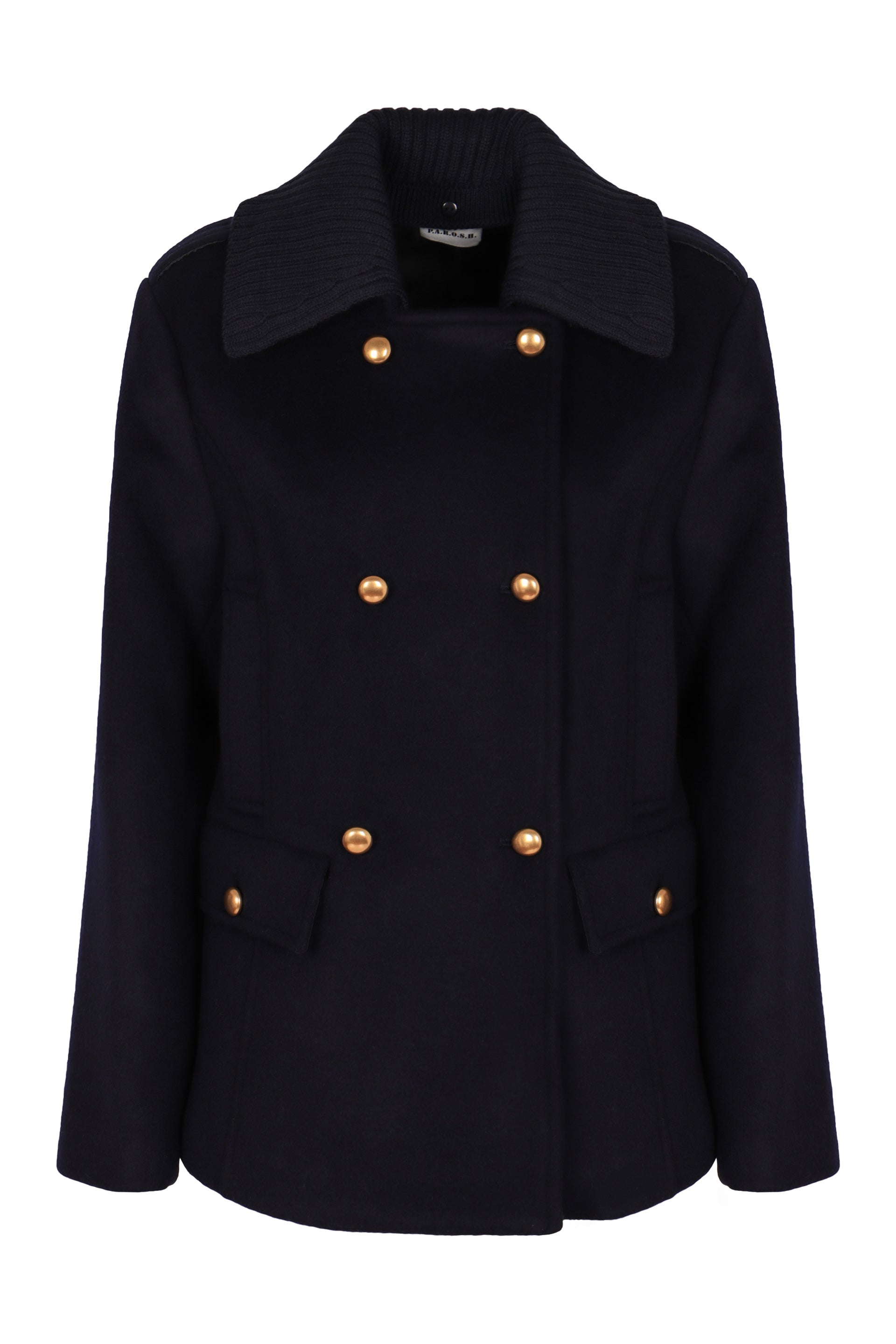 PAROSH Double-Breasted Wool Jacket