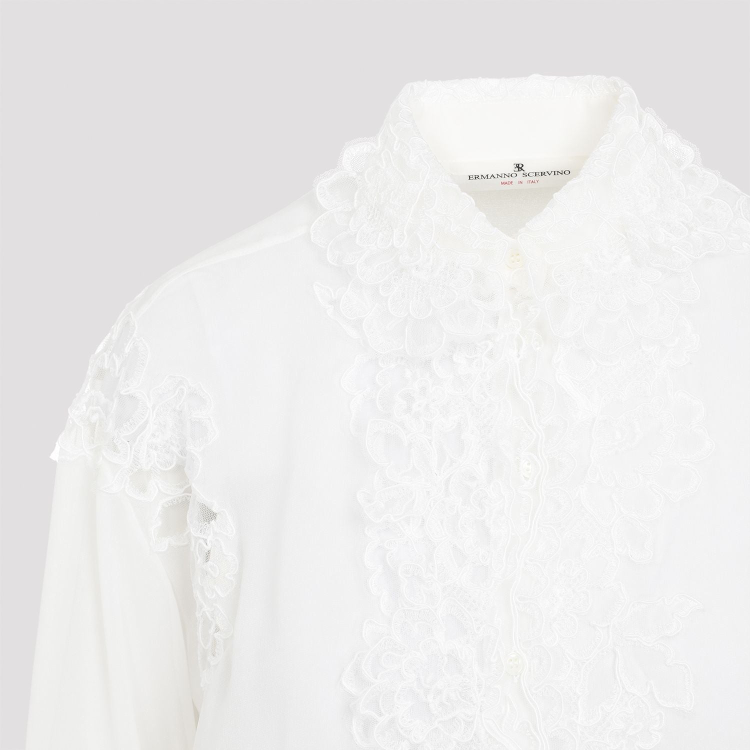 ERMANNO SCERVINO Silk Long Sleeve Women's Shirt