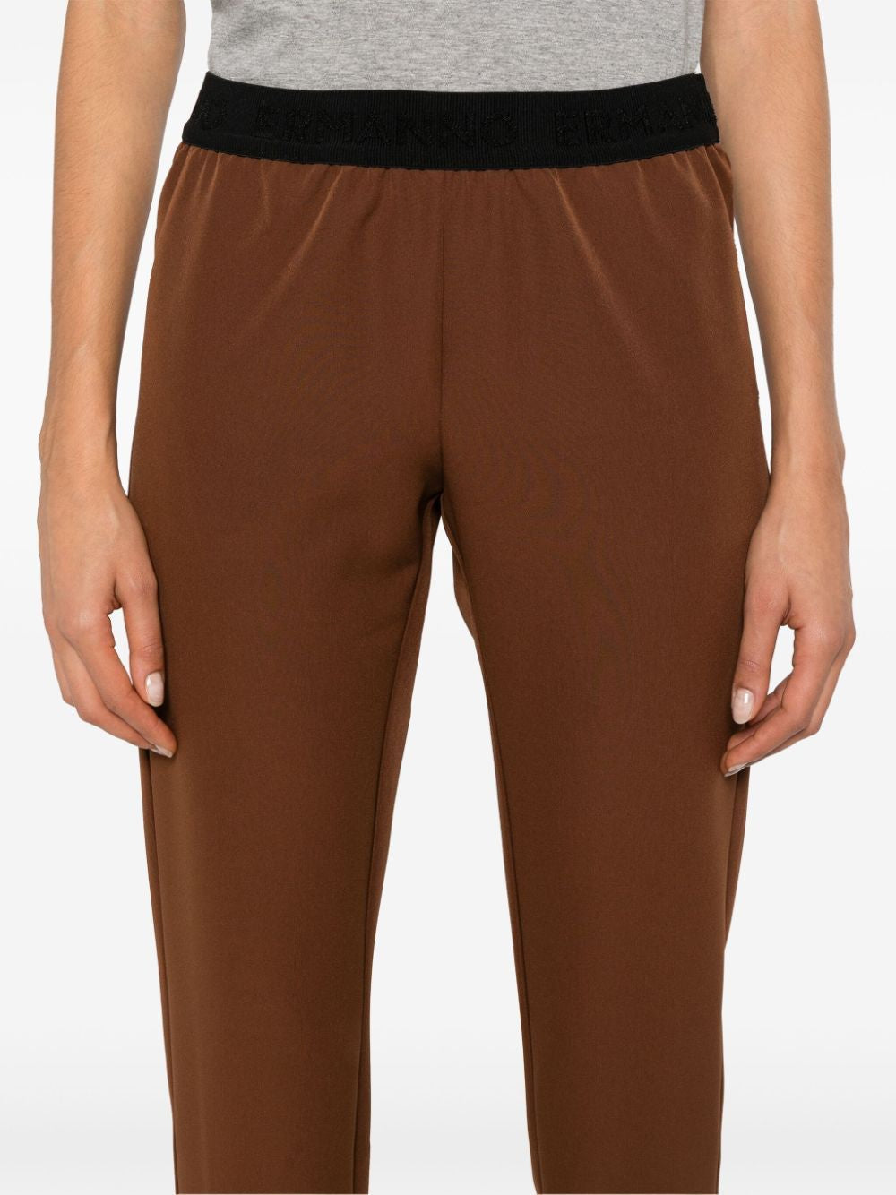 ERMANNO Logo Waistband Trousers for Women - FW24
