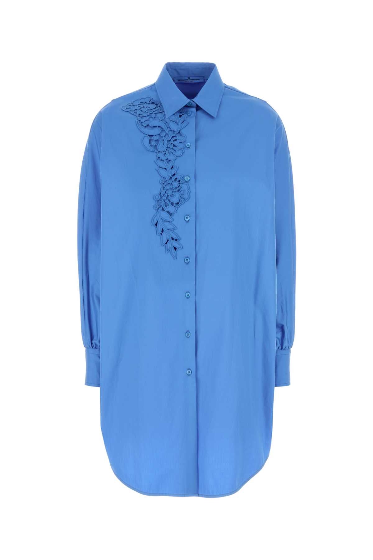 ERMANNO SCERVINO Oversize Poplin Shirt - SS25 Collection