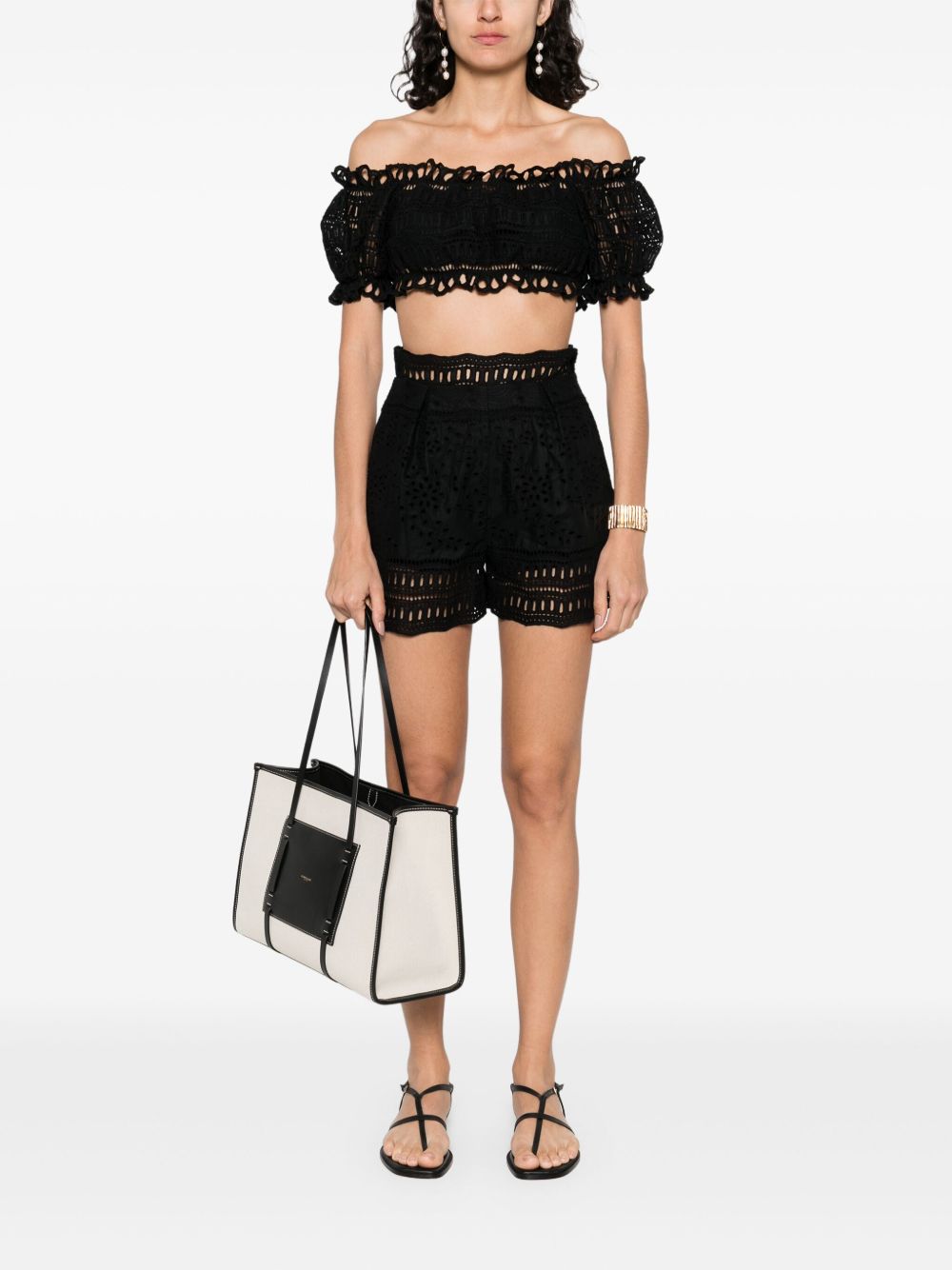 ERMANNO SCERVINO Lace Mini Shorts