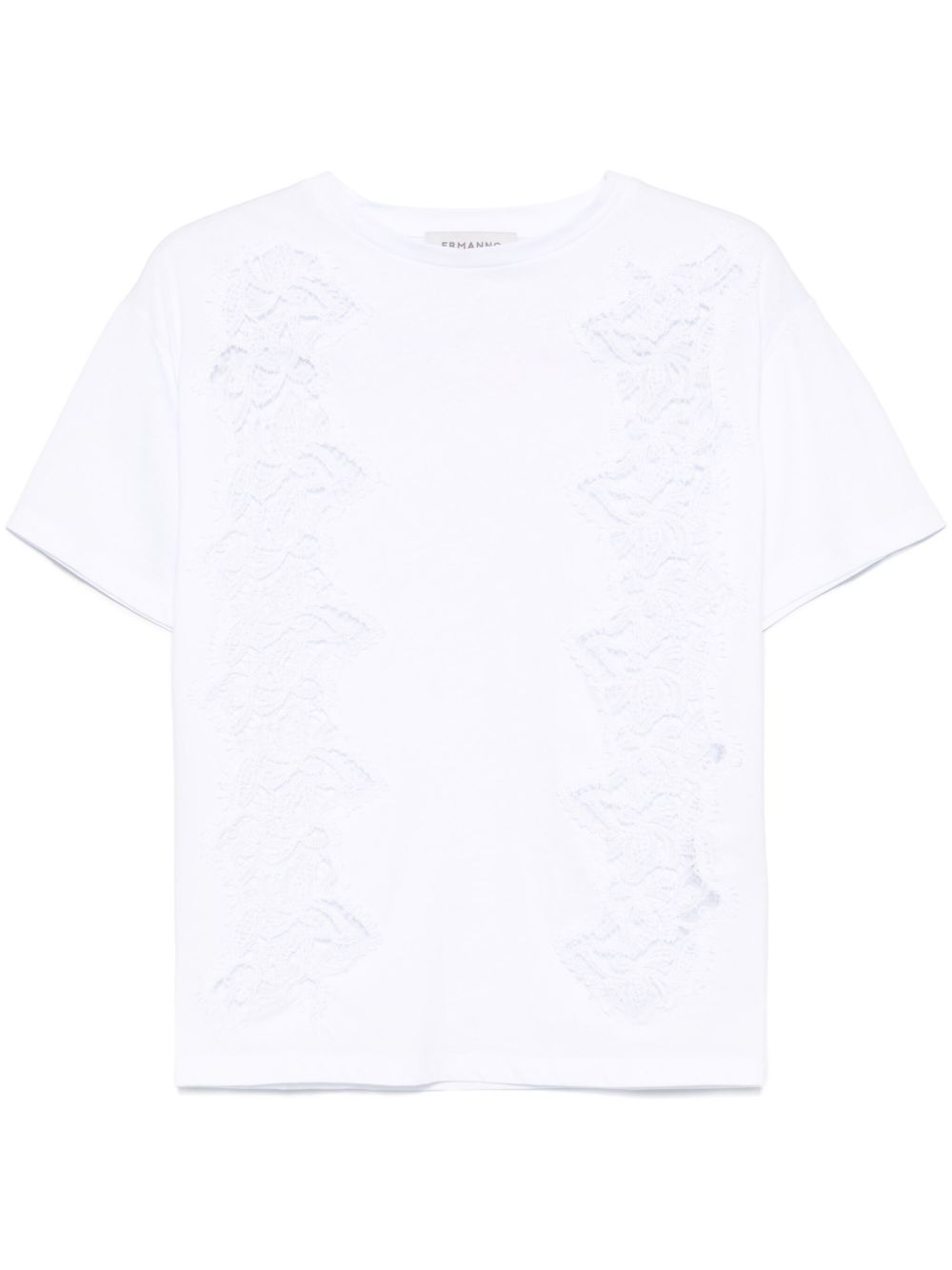 ERMANNO Cotton Crew Neck Short Sleeve T-Shirt