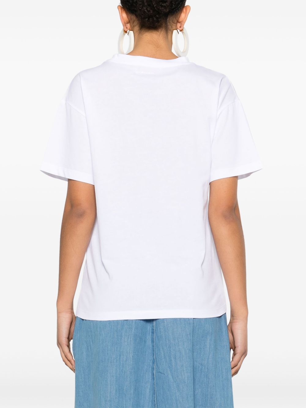 ERMANNO Cotton Crew Neck Short Sleeve T-Shirt