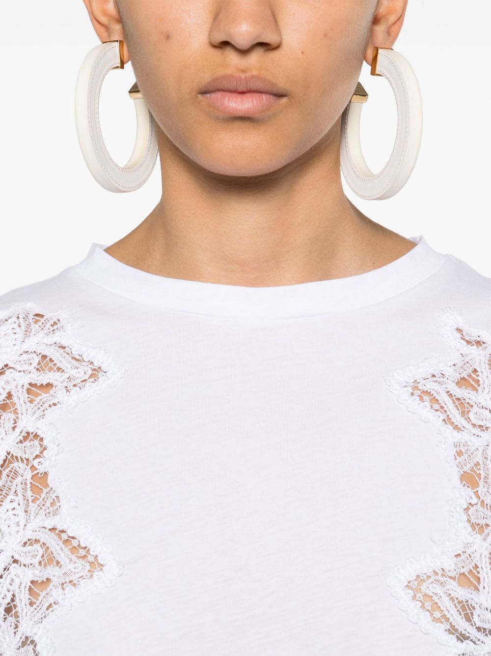 ERMANNO Cotton Crew Neck Short Sleeve T-Shirt