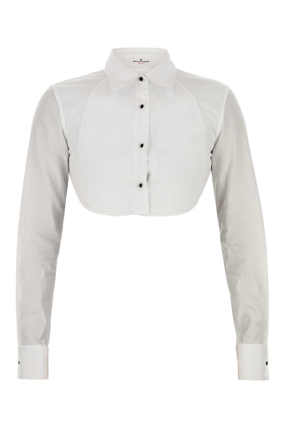 ERMANNO SCERVINO Crop Poplin Shirt for Women