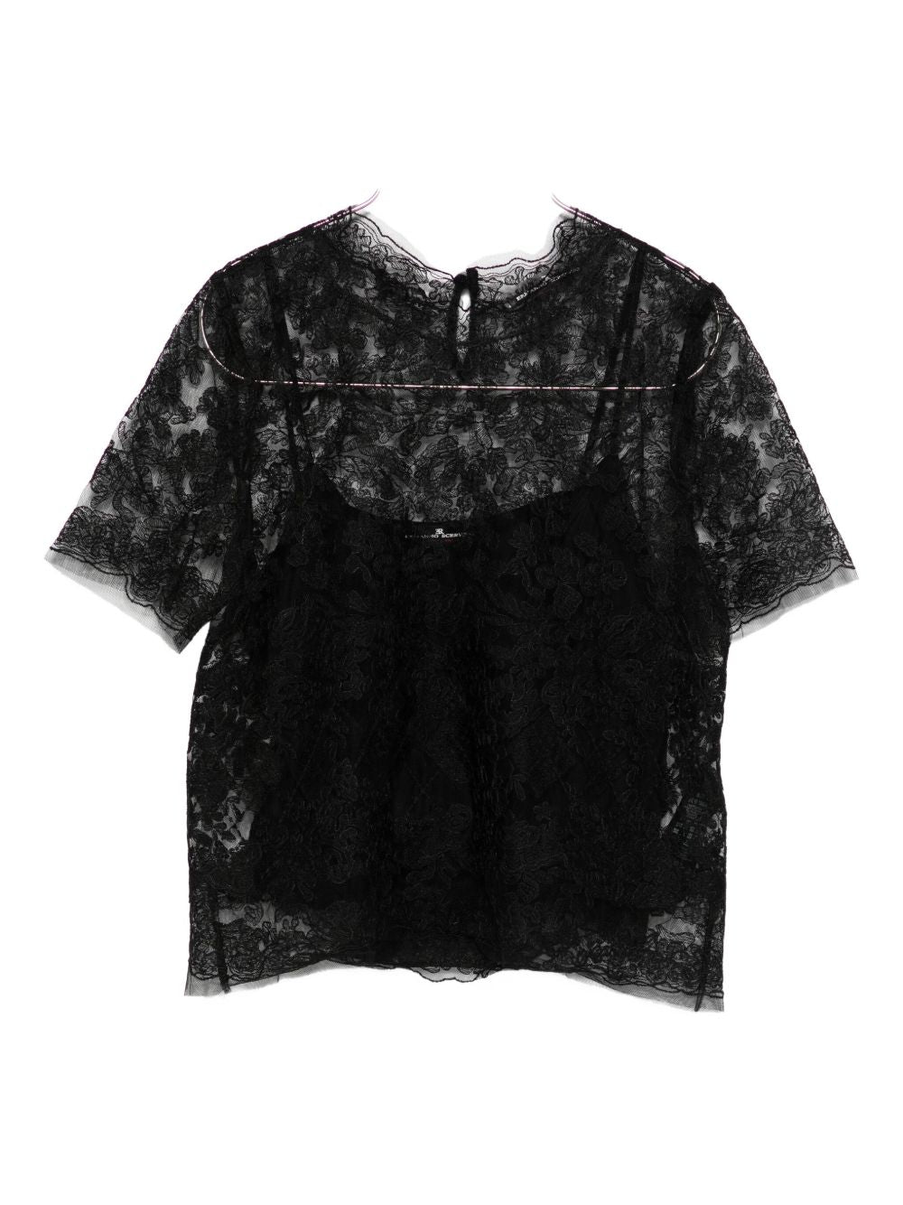 ERMANNO SCERVINO Lace Detail T-Shirt