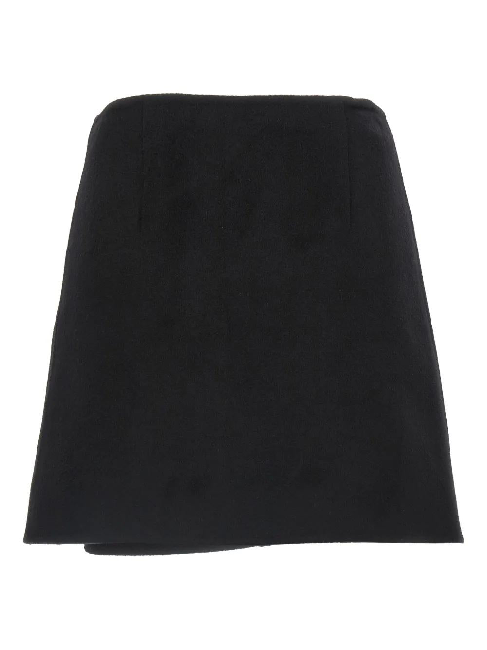 ERMANNO SCERVINO Elegant A-Line Skirt with Jewel Embellishments