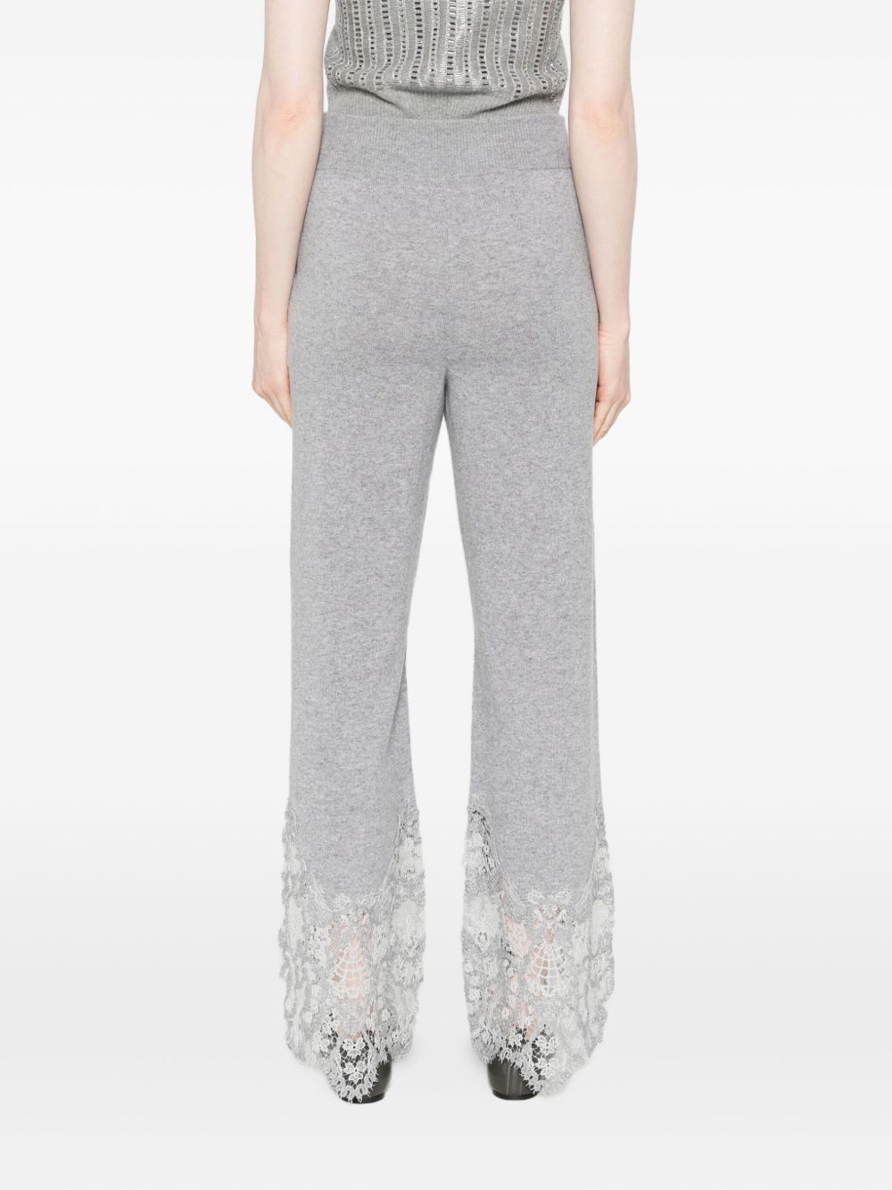 ERMANNO SCERVINO Elegant Lace Cashmere Trousers - Women's FW25