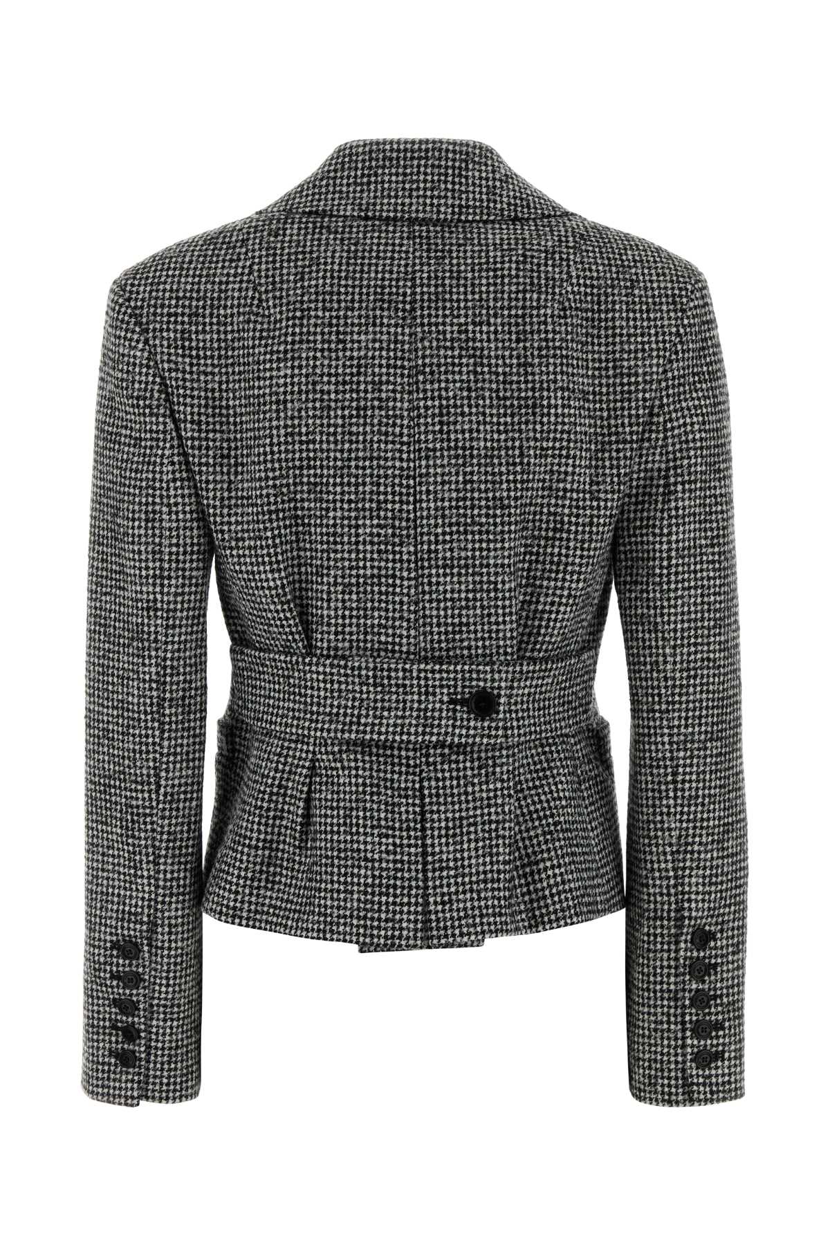 ERMANNO SCERVINO Embroidered Wool Blend Blazer for Women