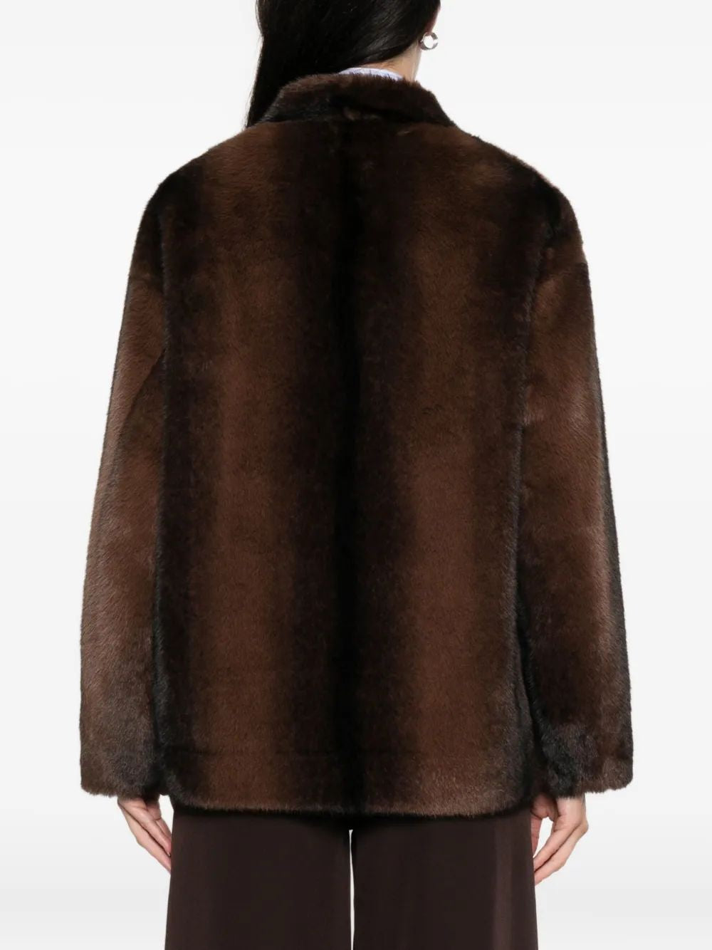 ERMANNO Women's Mini Polyester Overcoat