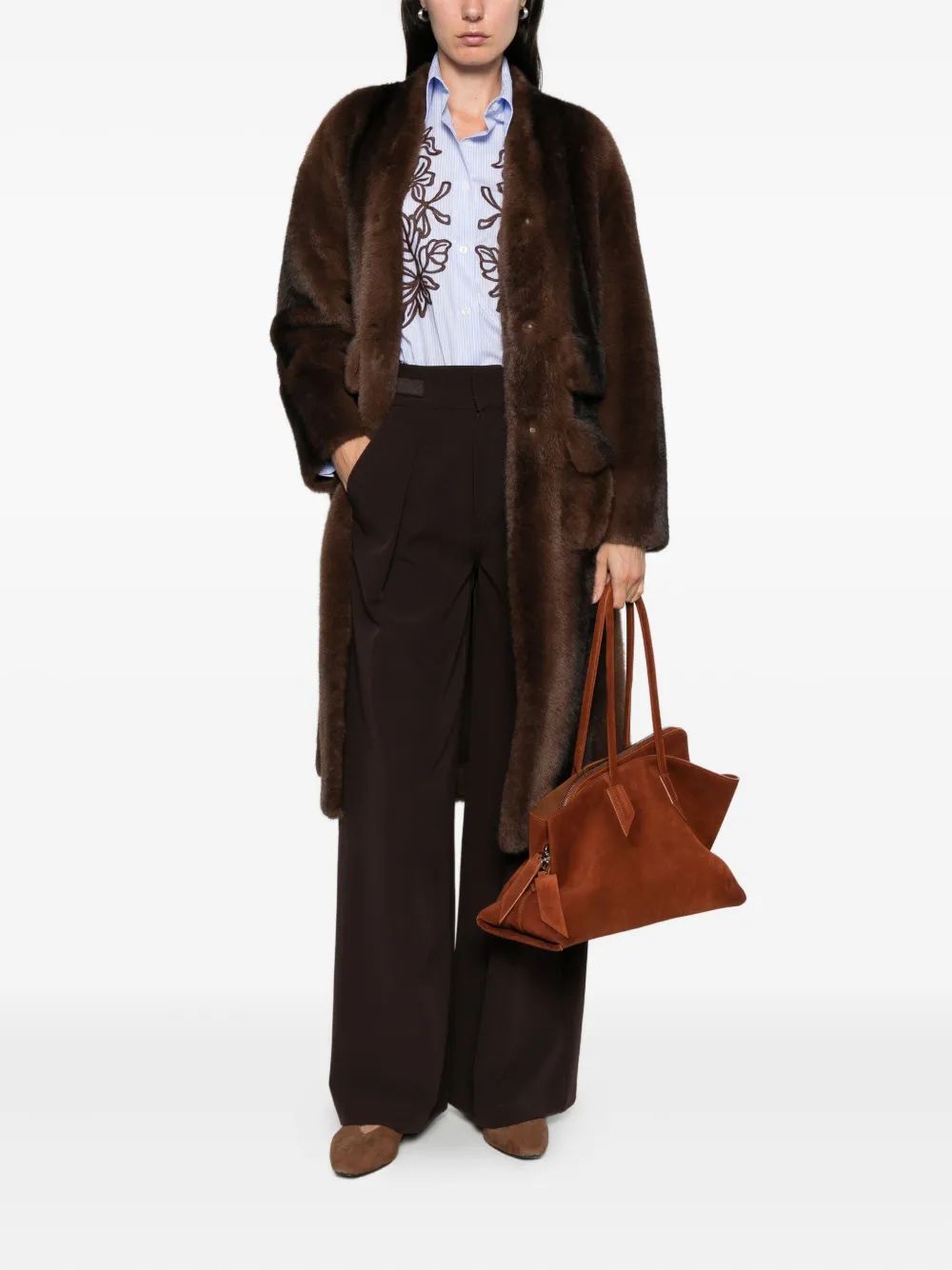 ERMANNO Polyester Women's Outerwear Coat - FW25