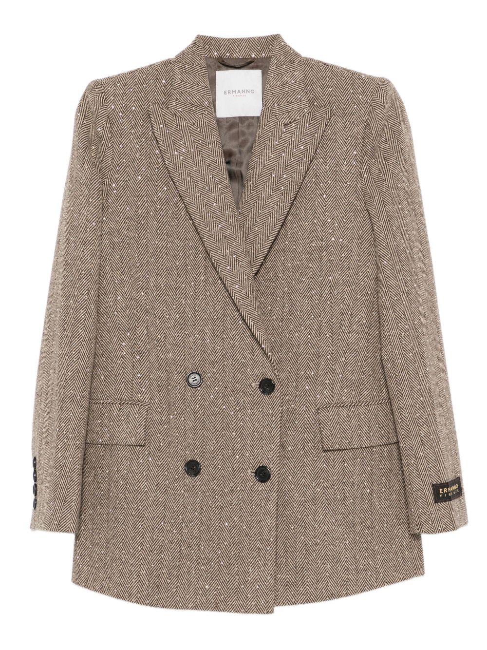 ERMANNO Silk Nylon Mini Jacket for Women - FW25 Collection