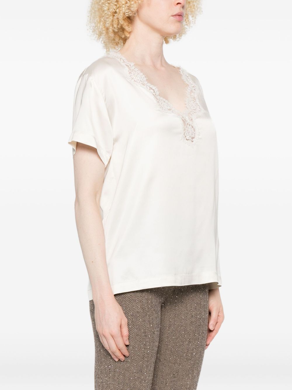 ERMANNO Silk T-Shirt for Women - Fall/Winter 2025
