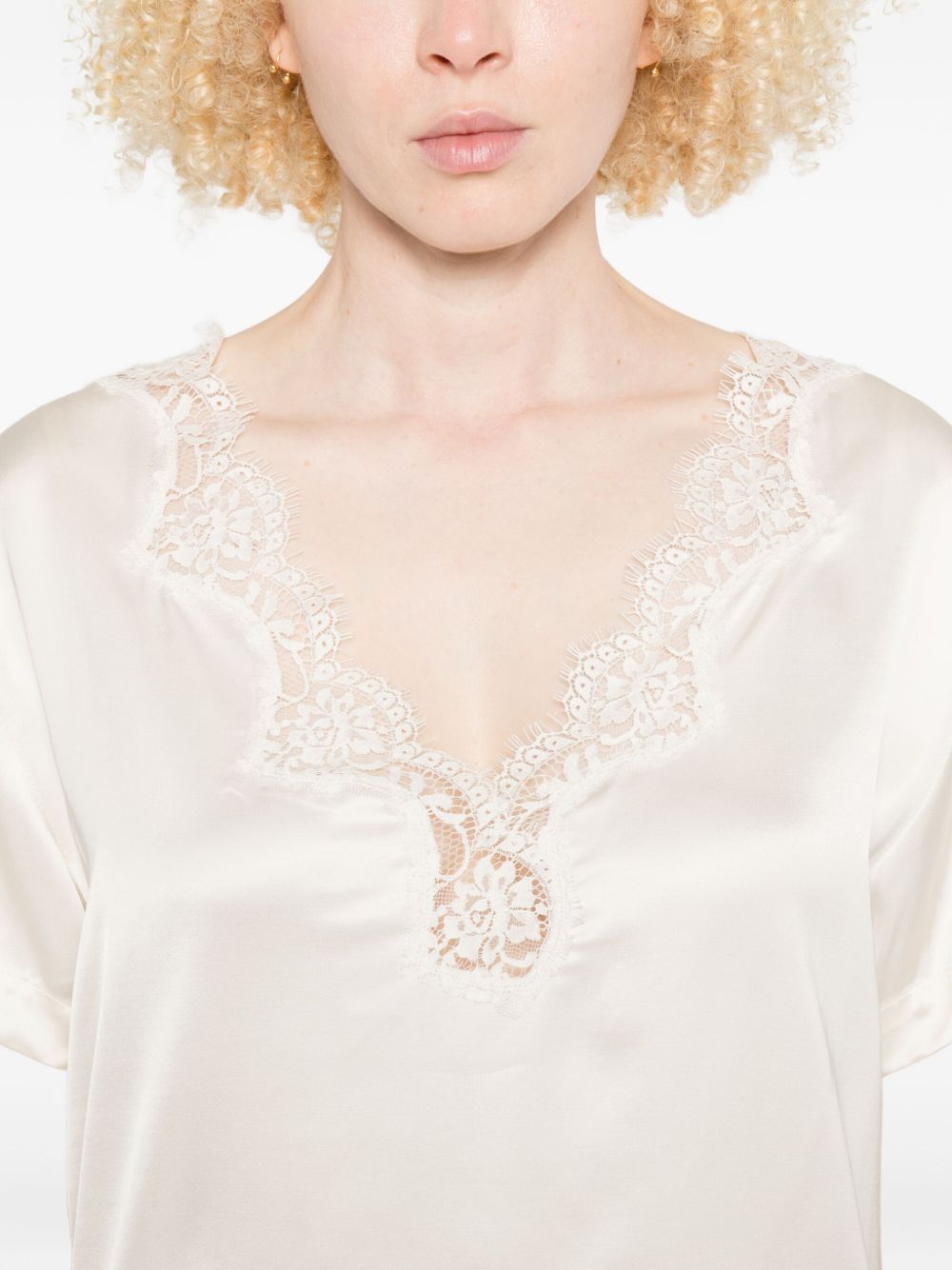 ERMANNO Silk T-Shirt for Women - Fall/Winter 2025