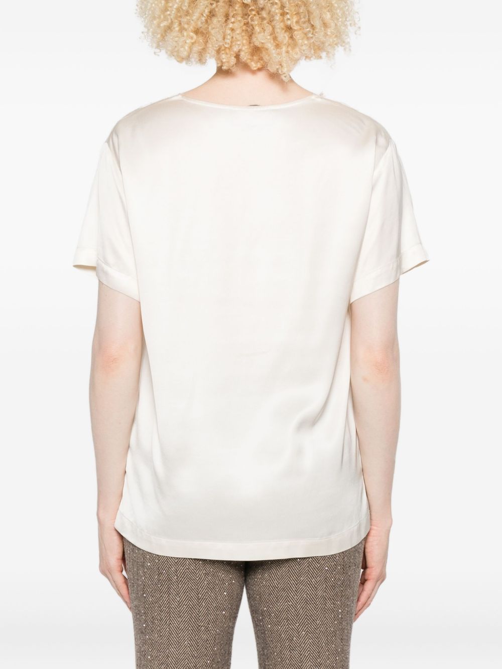 ERMANNO Silk T-Shirt for Women - Fall/Winter 2025