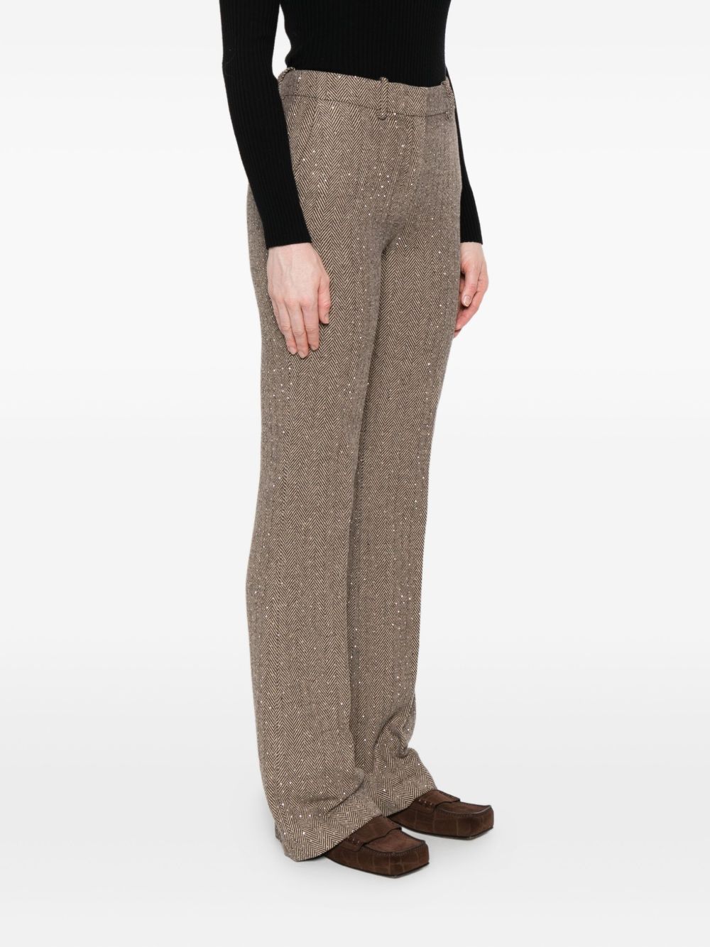 ERMANNO Silk Nylon Trousers for Women - FW25 Collection