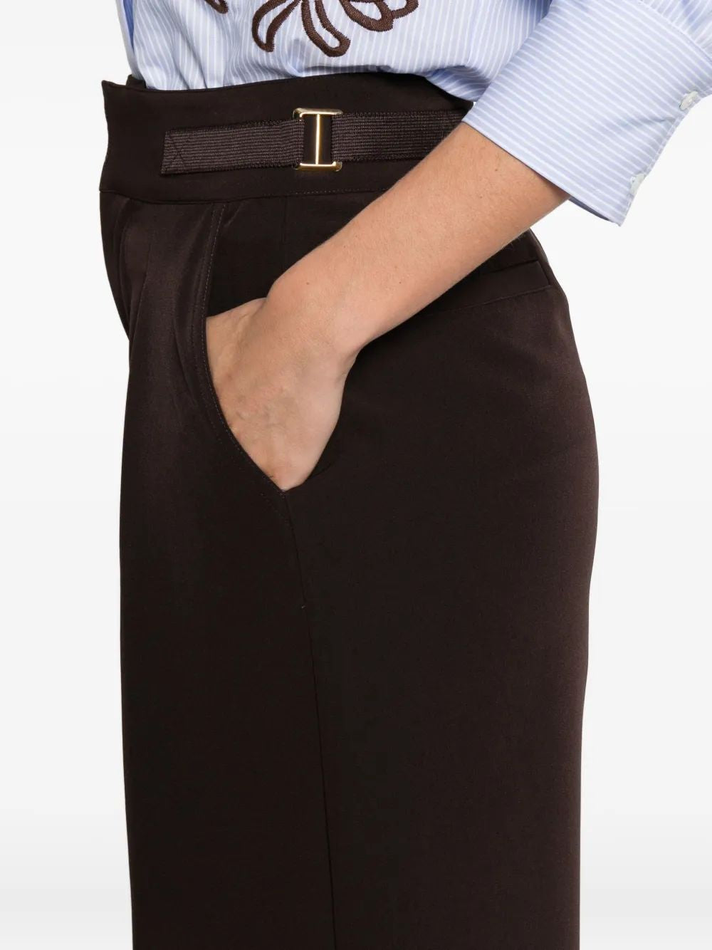 ERMANNO Women's Tailored High-Waisted Pants