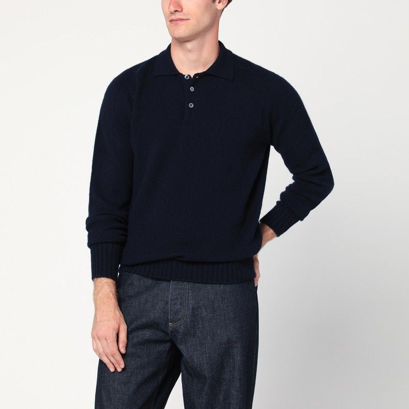 DRUMOHR Lambswool Polo Shirt for Men - FW25 Collection