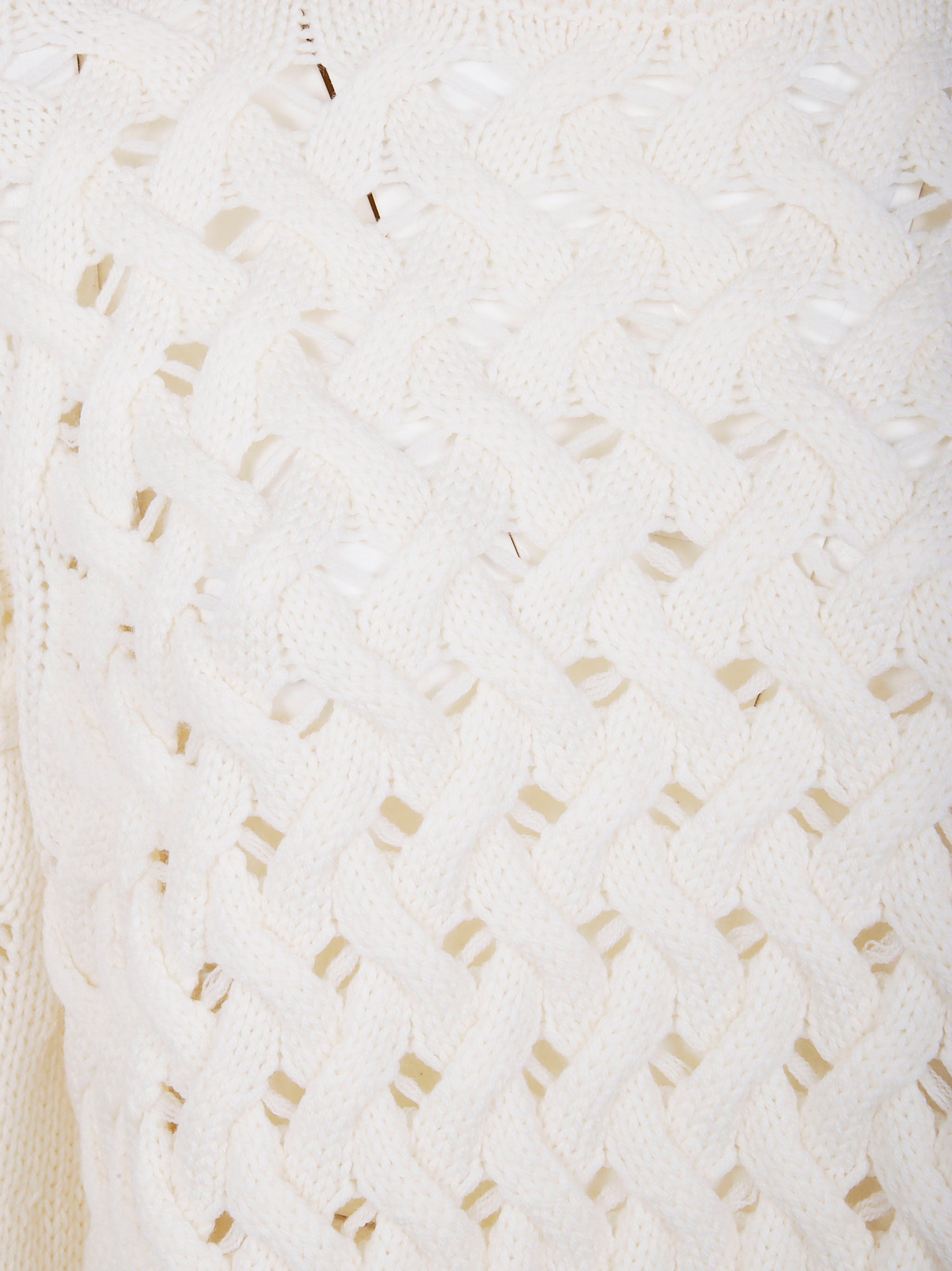 PAROSH Women's Turtle Neck Basket Stitch Sweater