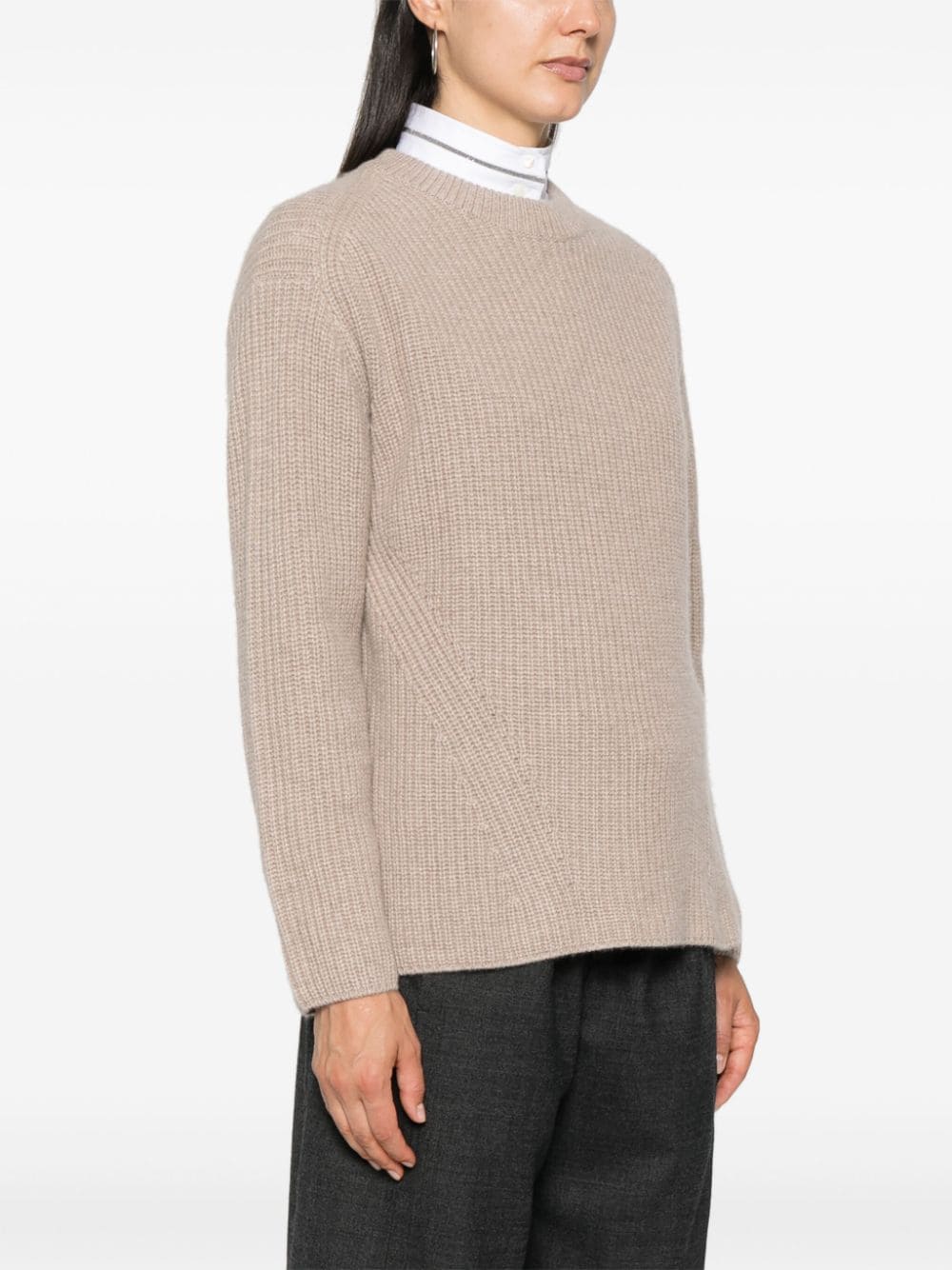 PAROSH Cashmere Crew Neck Sweater for Women - FW24 Collection