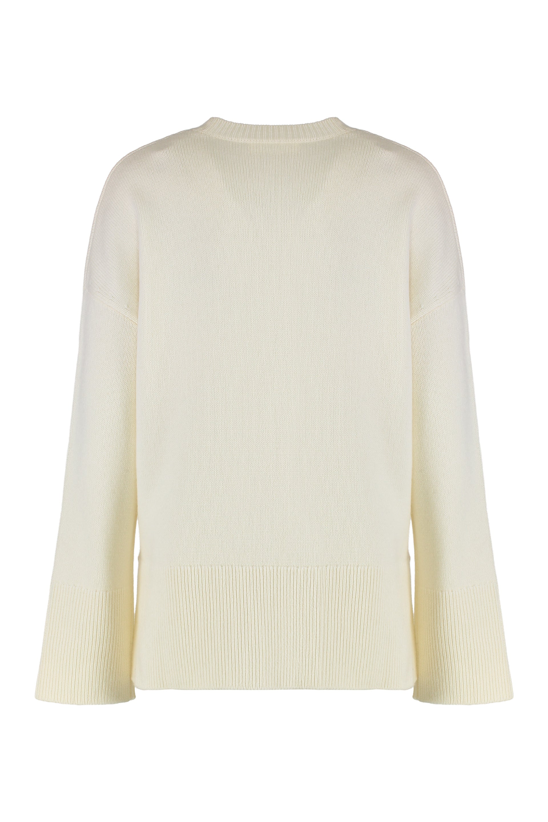 PAROSH Wool and Cashmere Round Neck Sweater for Women