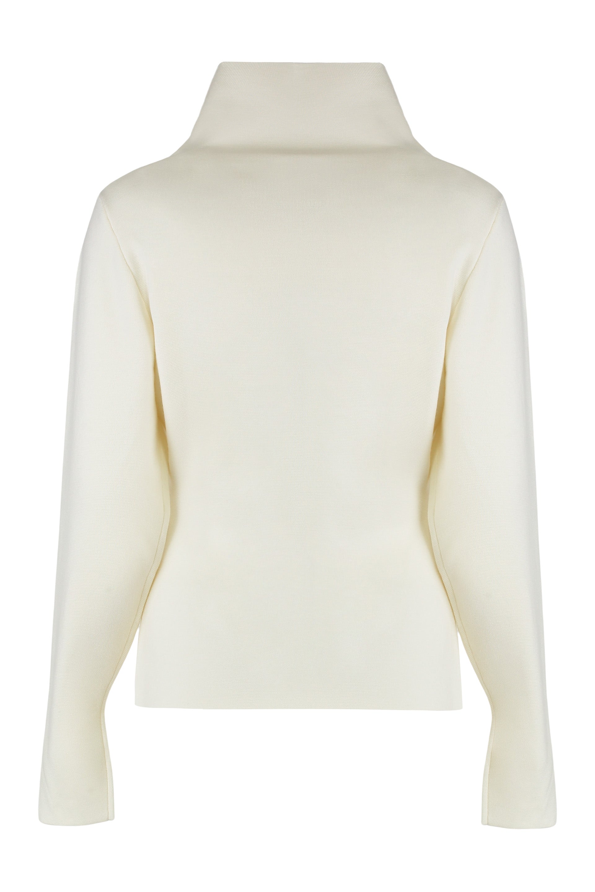 PAROSH Wool and Cashmere Turtleneck Sweater
