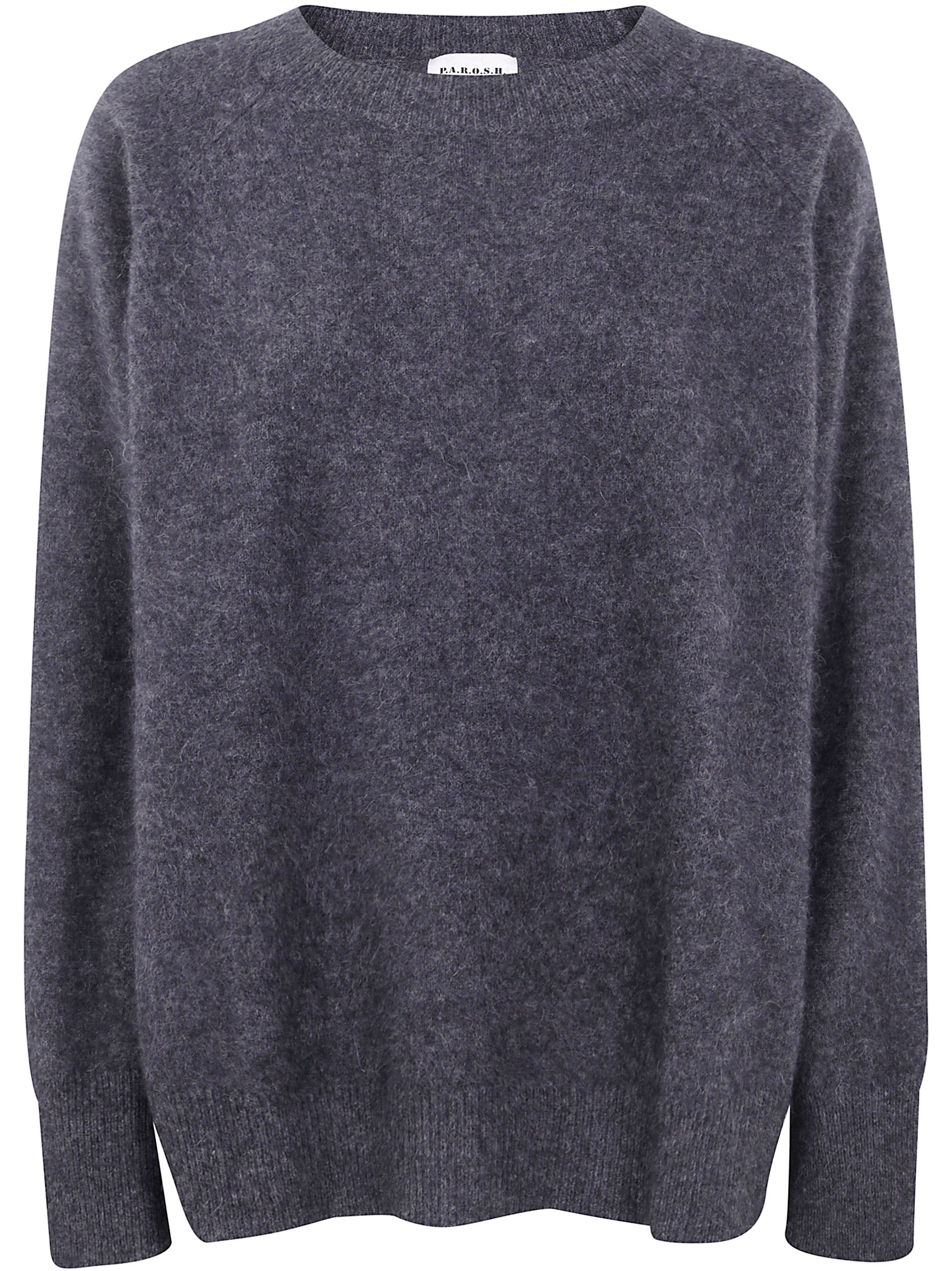 PAROSH Oversized Round Neck Sweater for Women - FW25 Collection