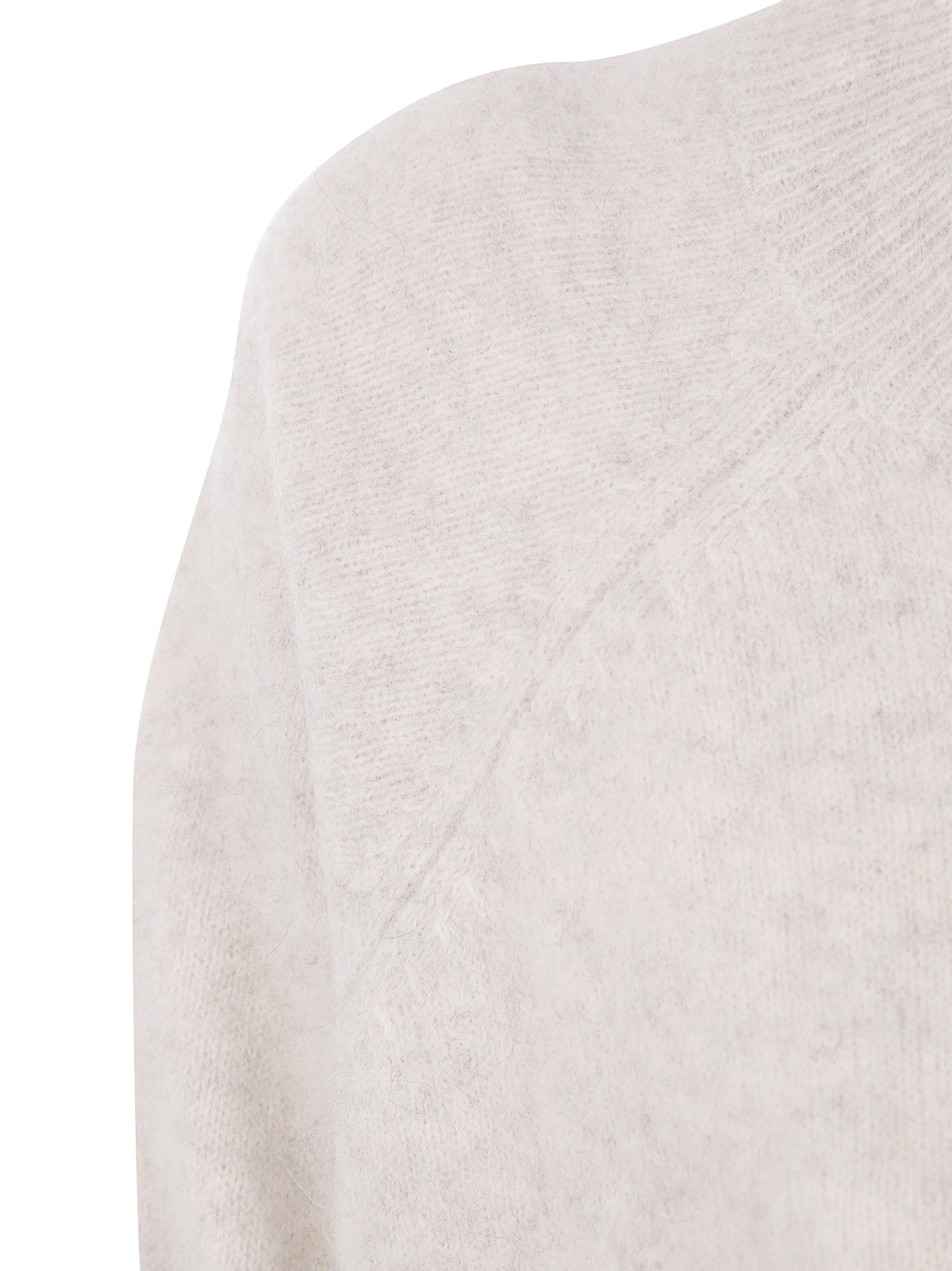 PAROSH Oversized Round Neck Sweater