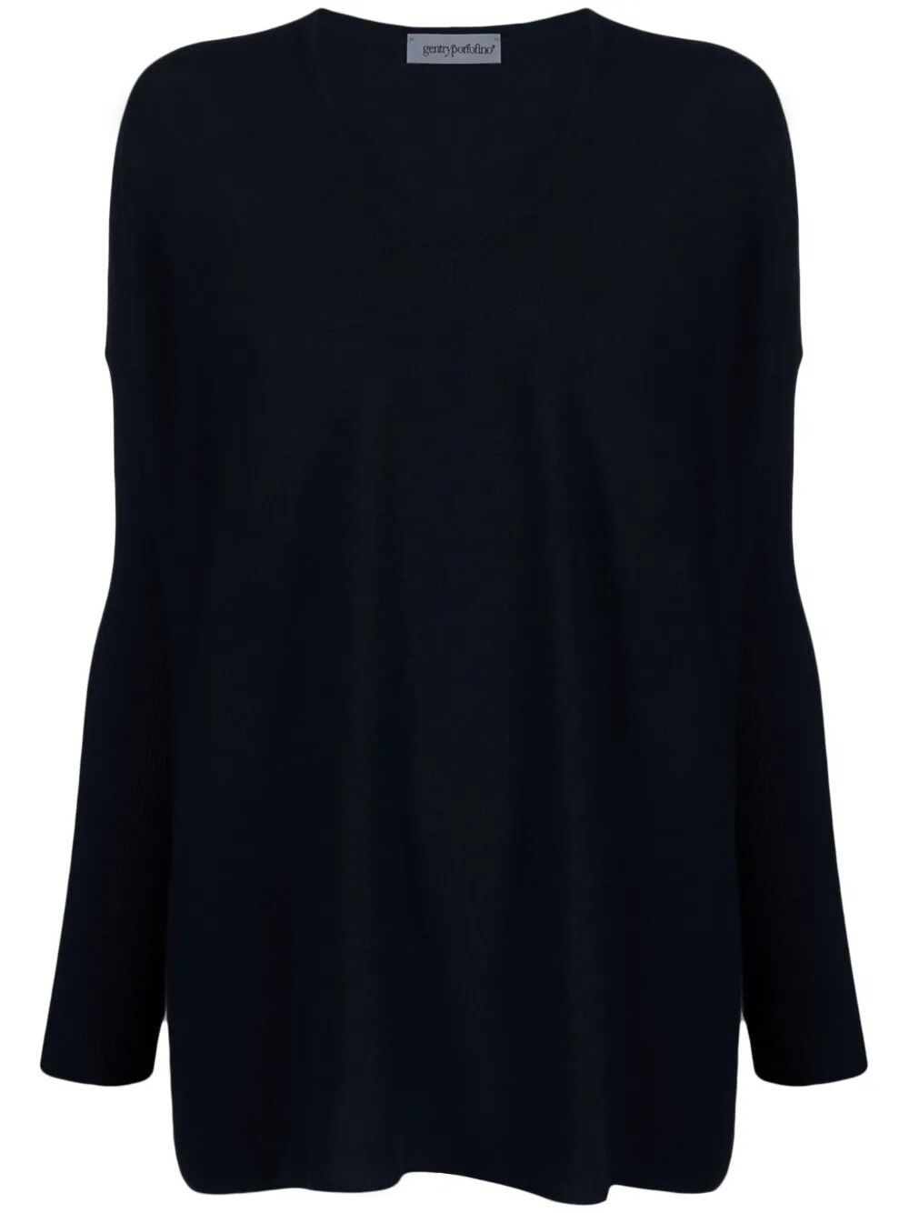 GENTRY PORTOFINO Women's V Neck Cashmere Knit Sweater